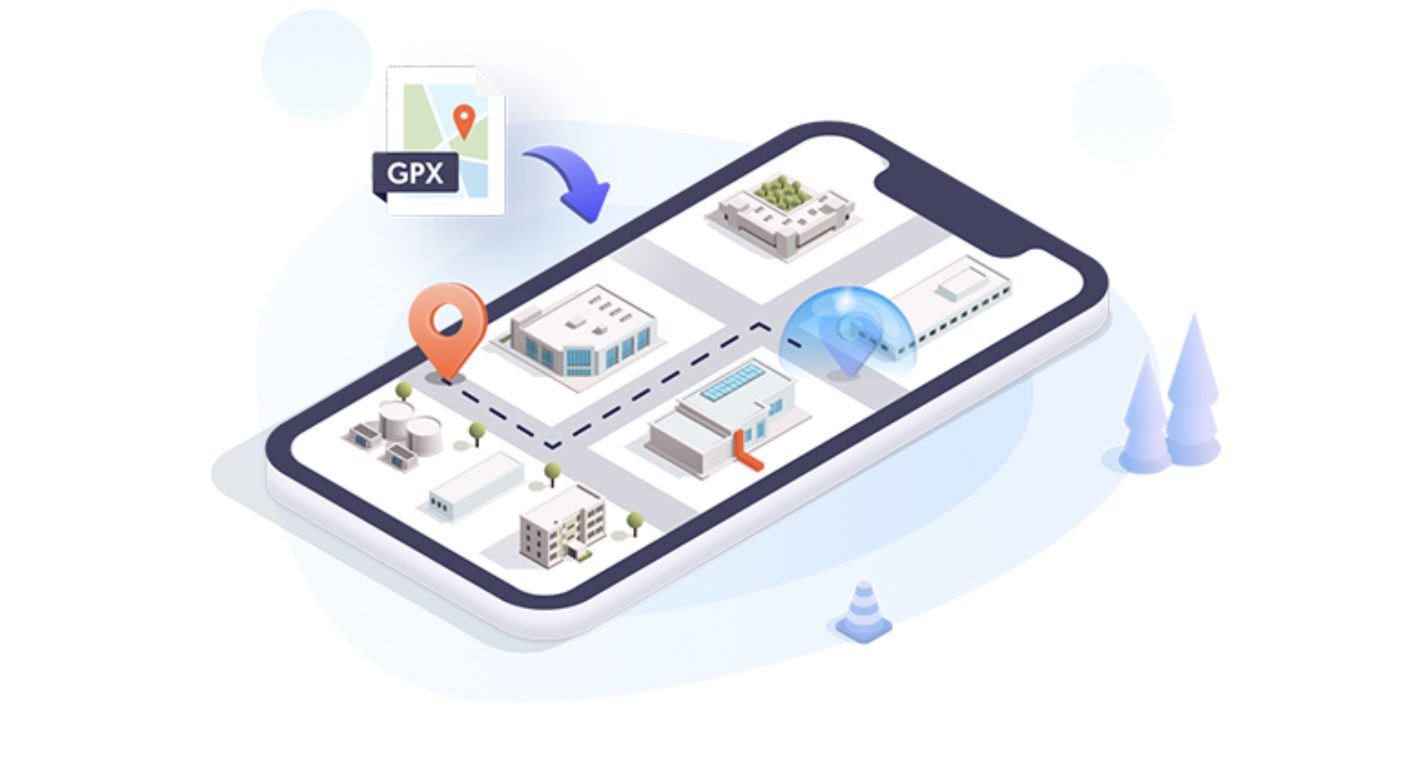 3d map on smartphone