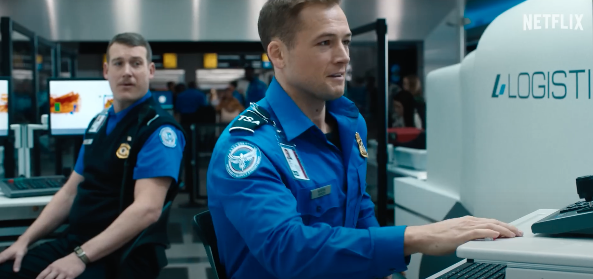 airport security officers at work