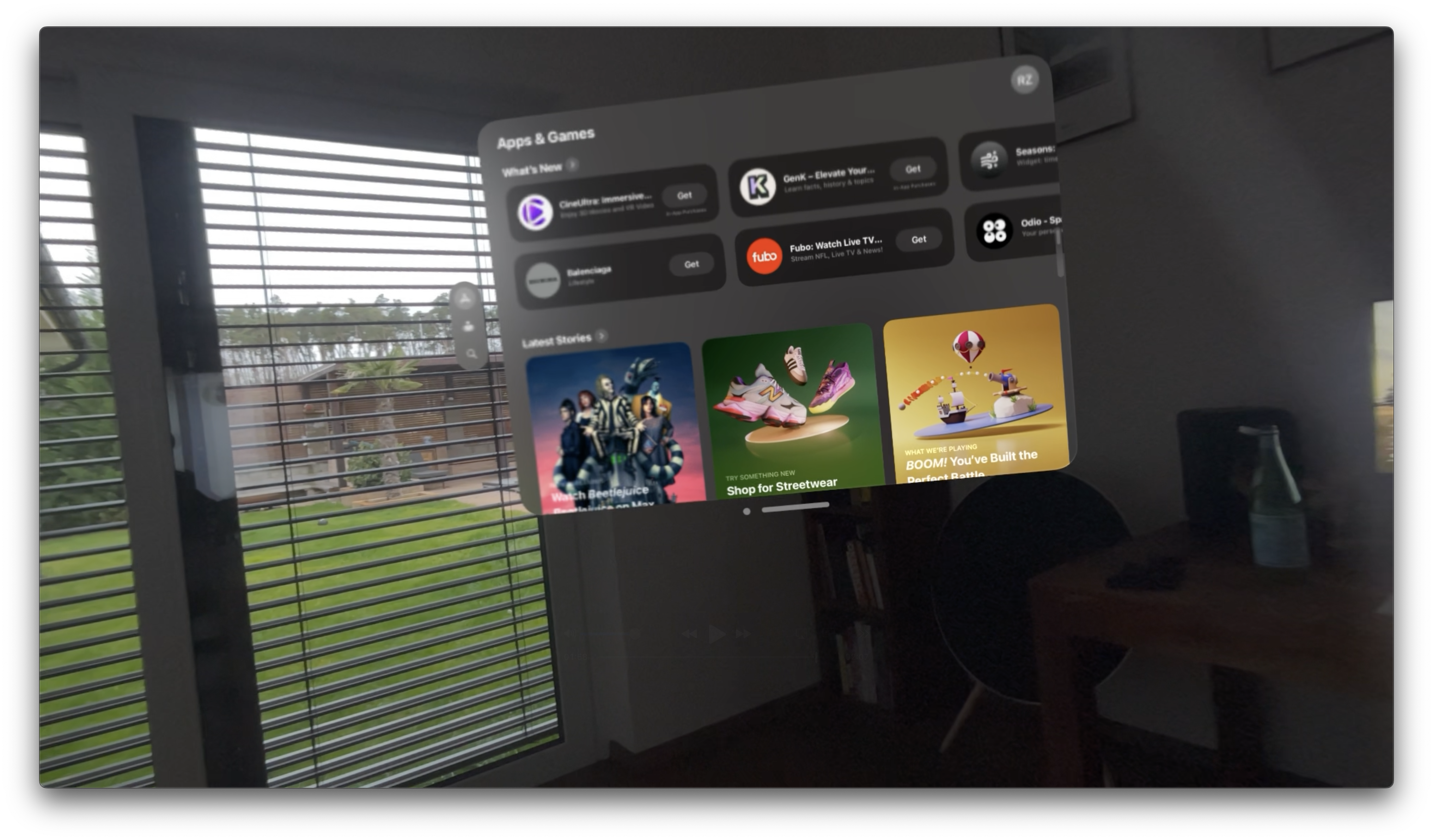 apps and games selection
