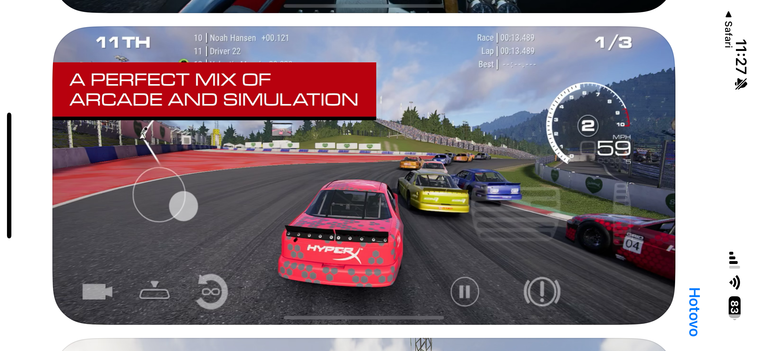 arcade simulation racing game