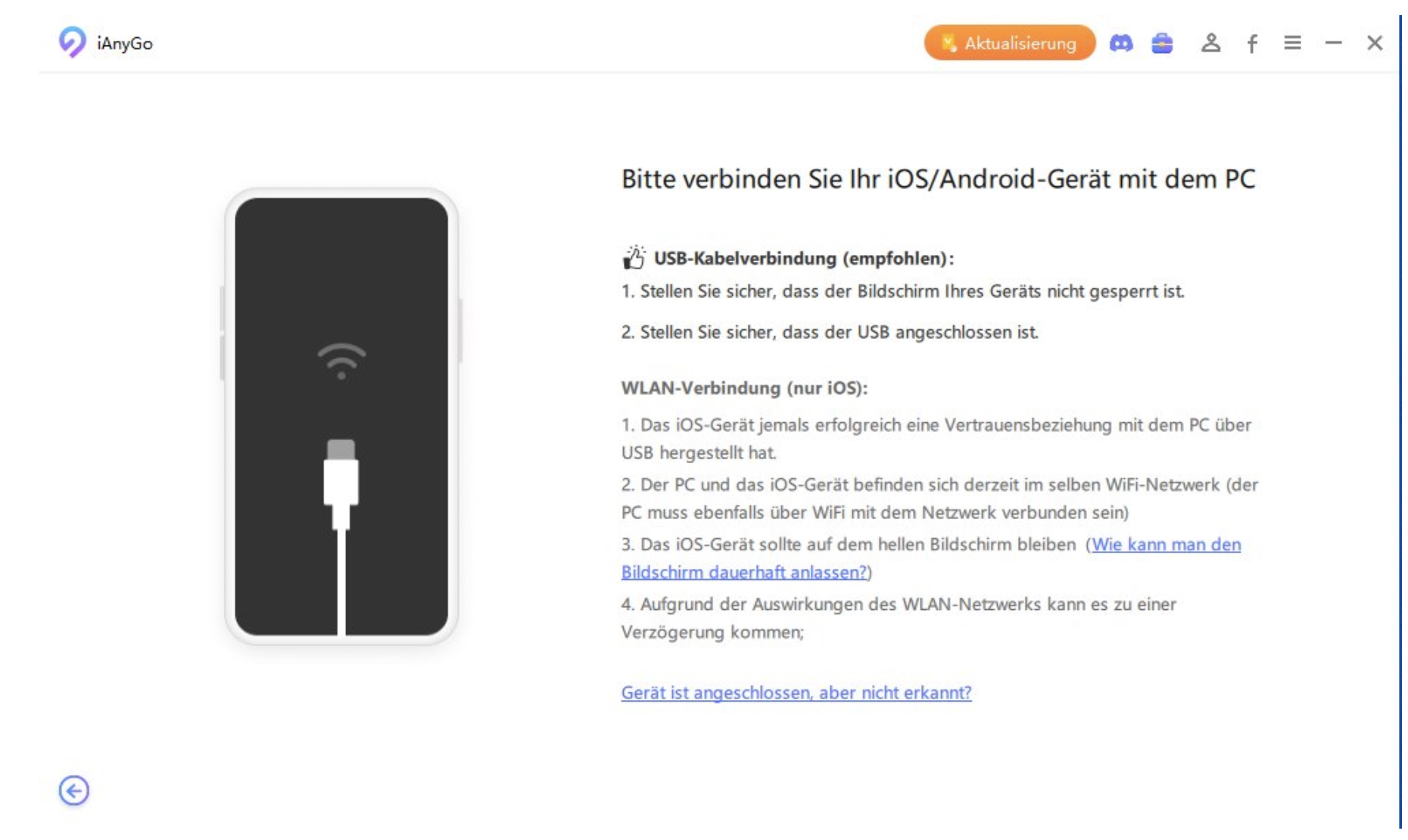 connect device to pc instructions
