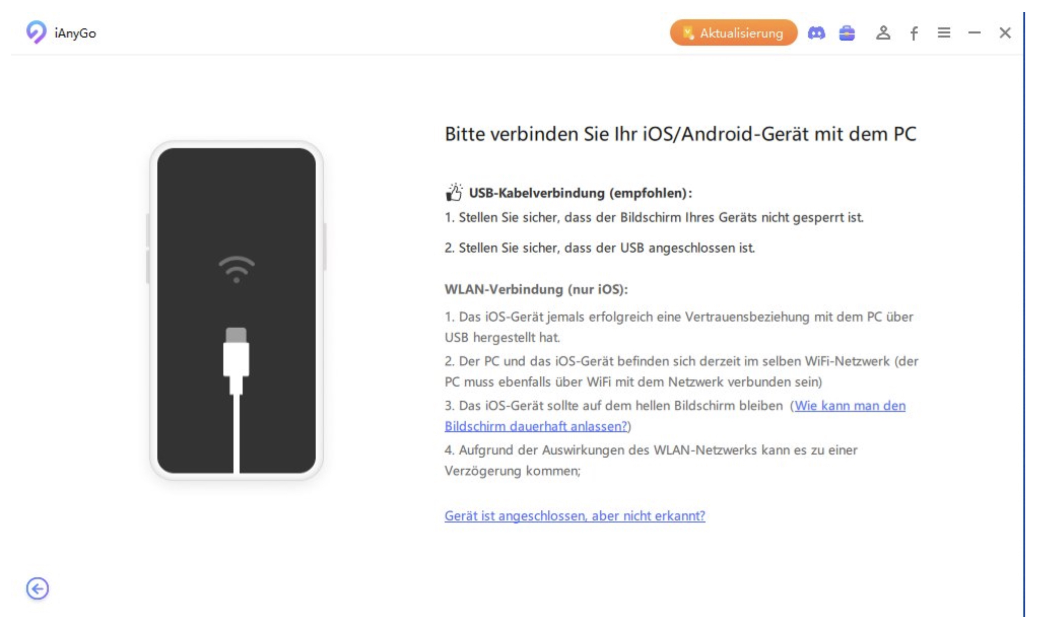connect device to pc