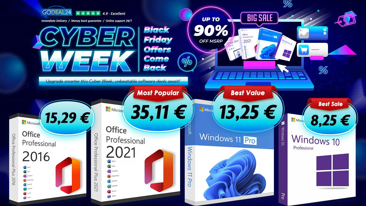 cyber week sale promotion