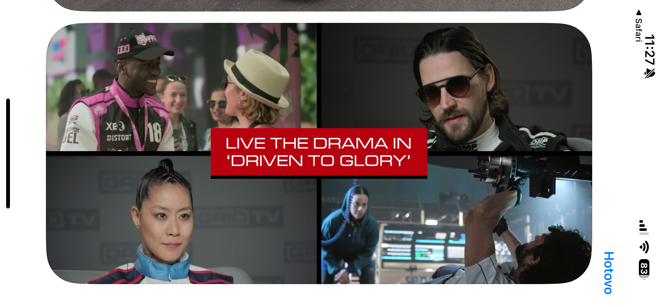 driven to glory drama scenes