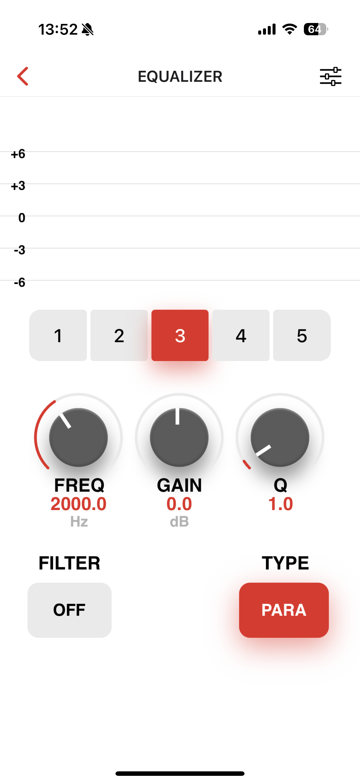 equalizer settings frequency mid