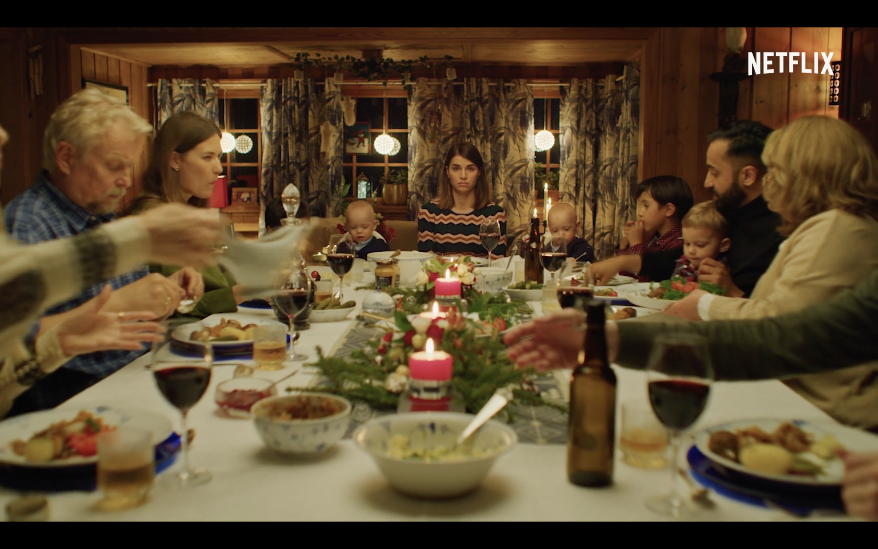 holiday family dinner