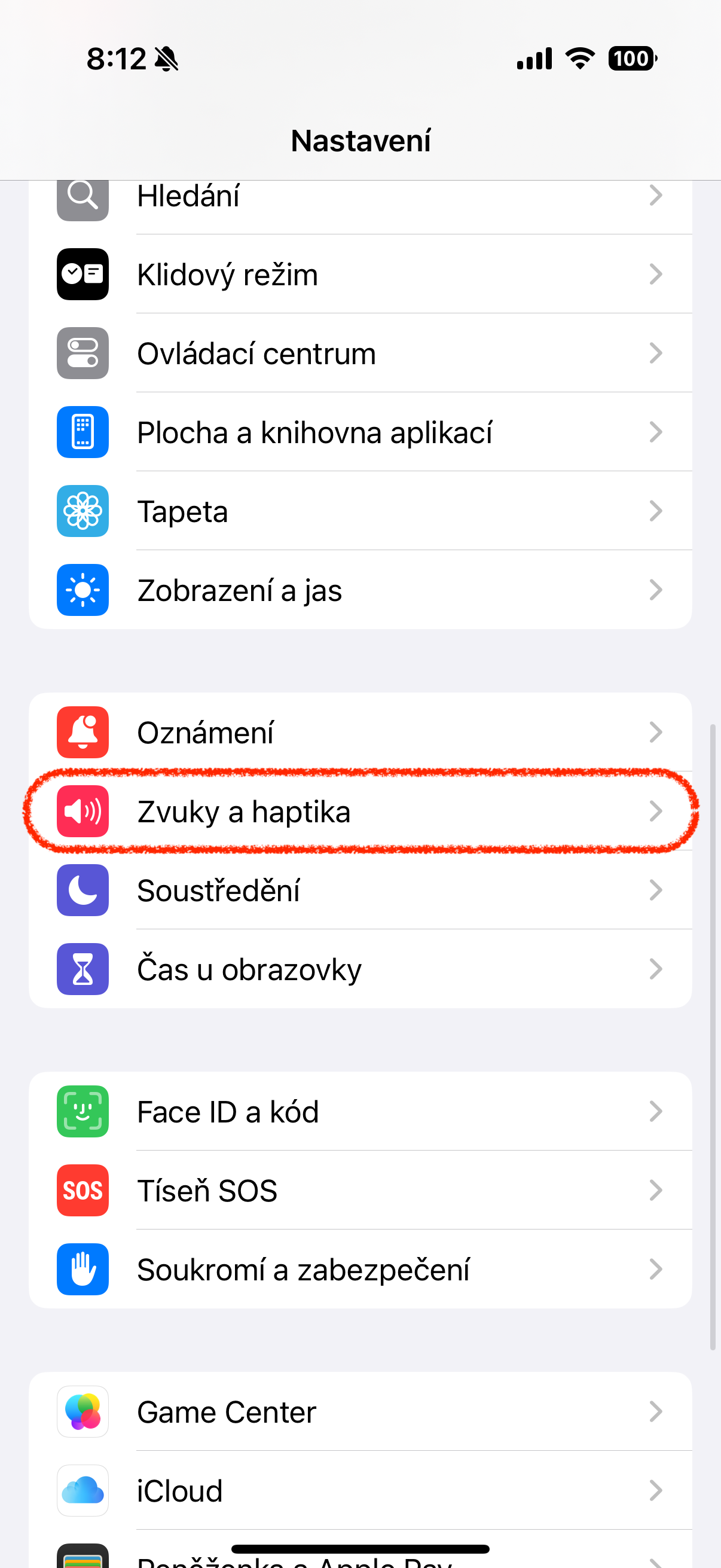 iphone sound haptics settings