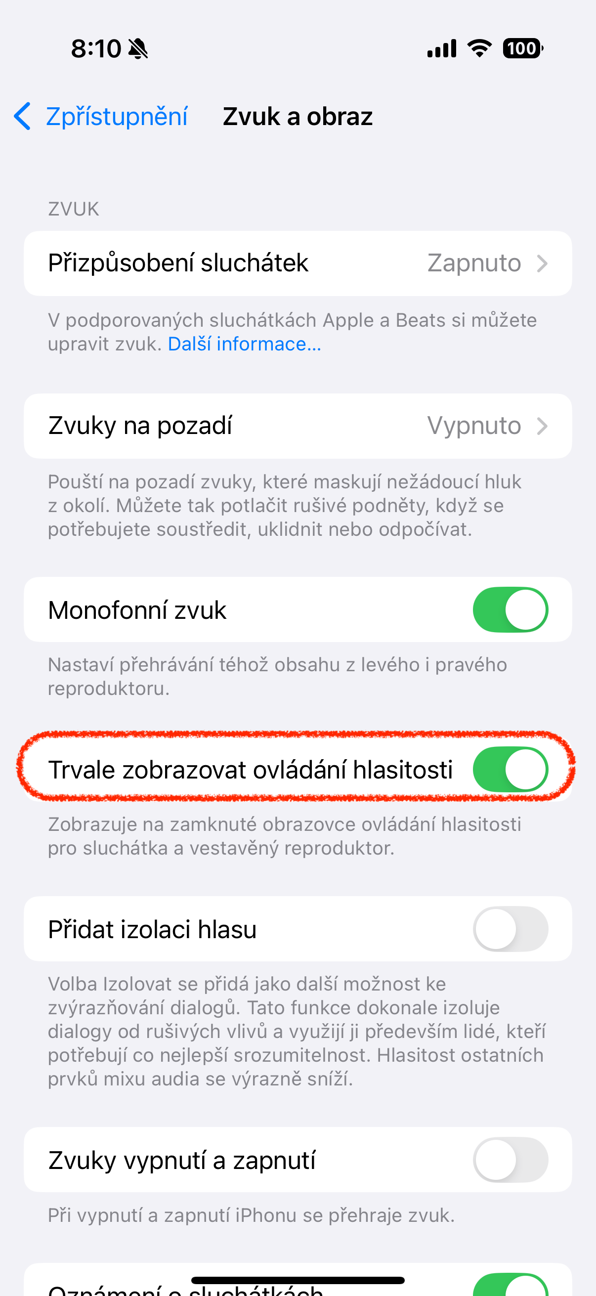 iphone sound settings menu