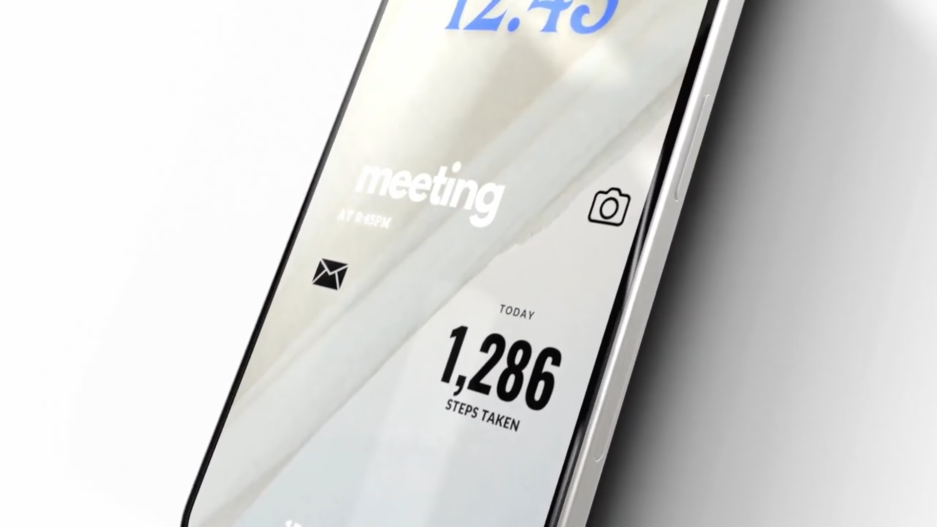 modern phone display