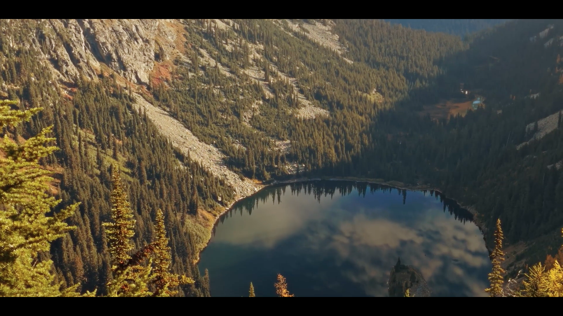 mountain lake landscape