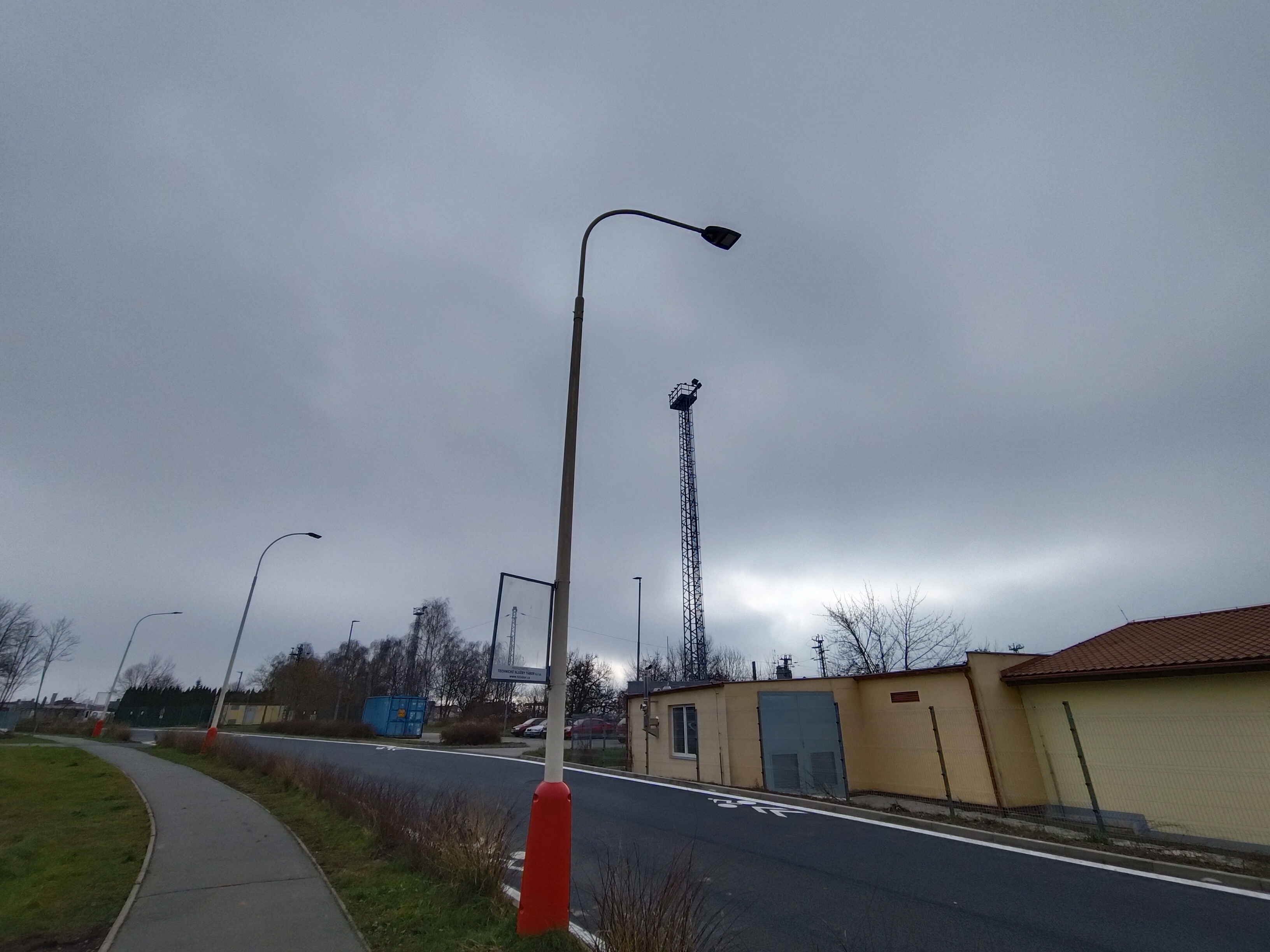 overcast street view