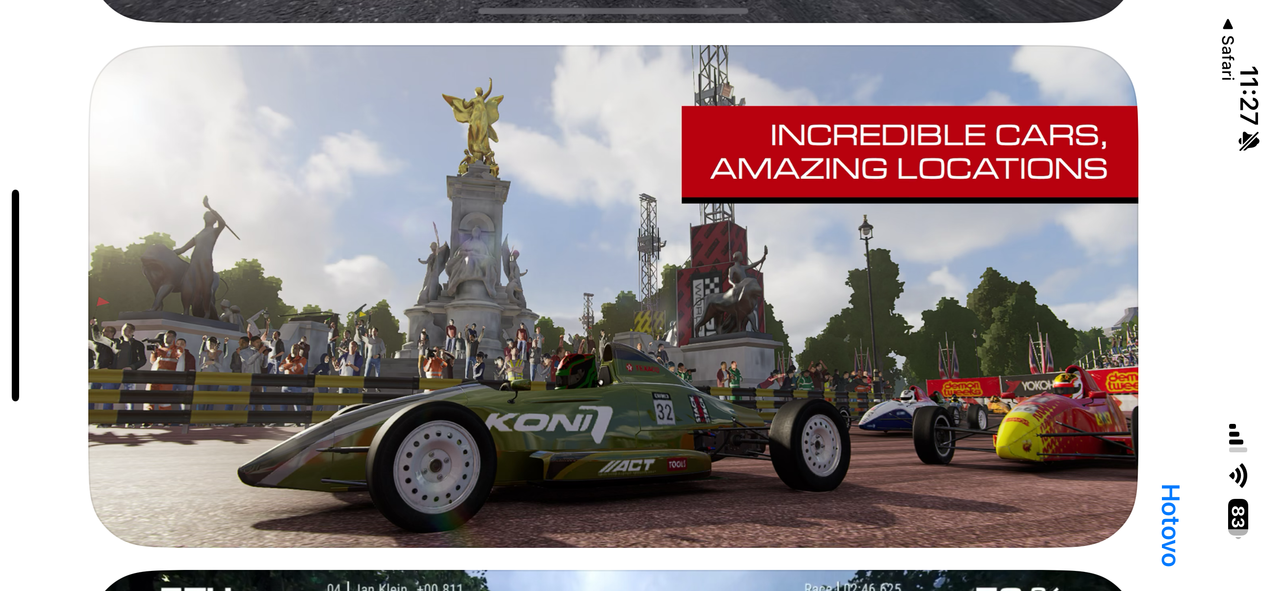 racing game with amazing locations