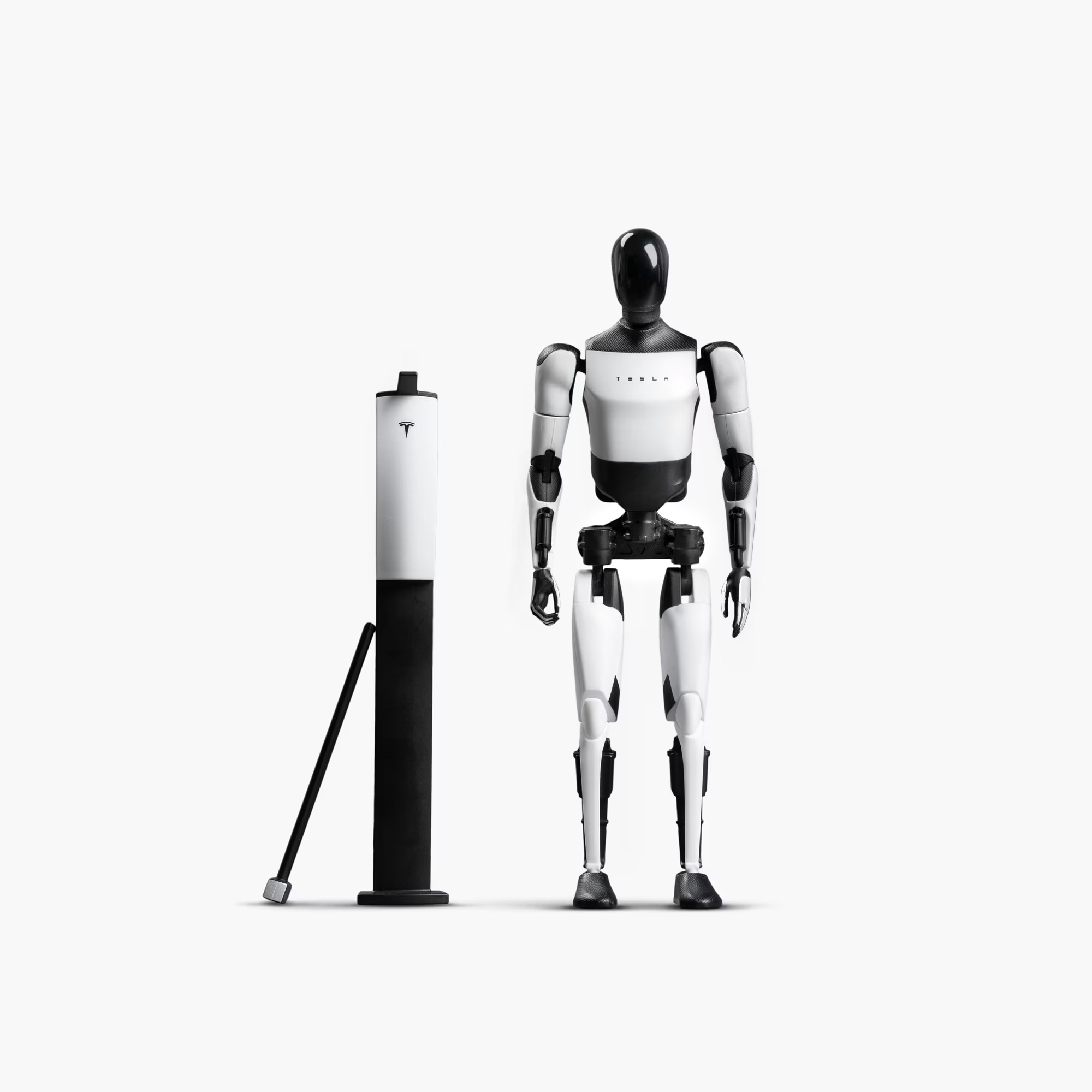 robotic figure front view