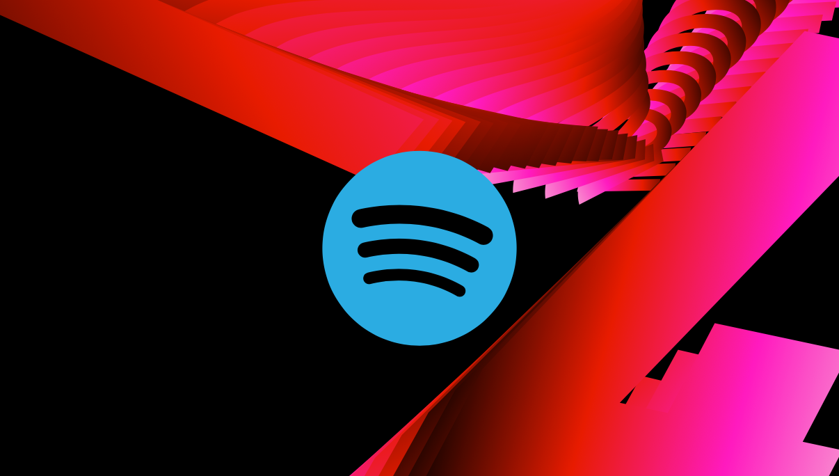 spotify logo abstract background