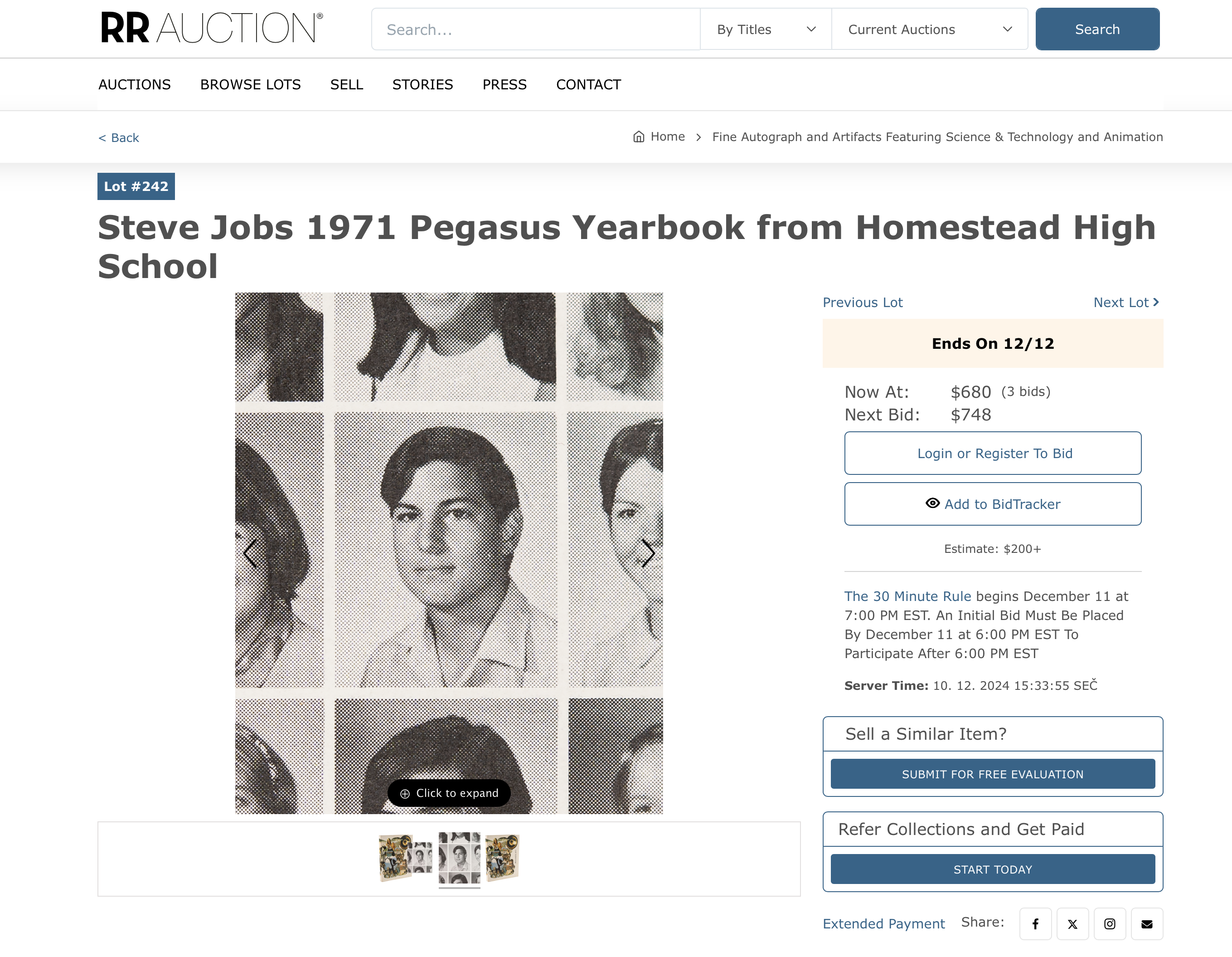 steve jobs yearbook photo