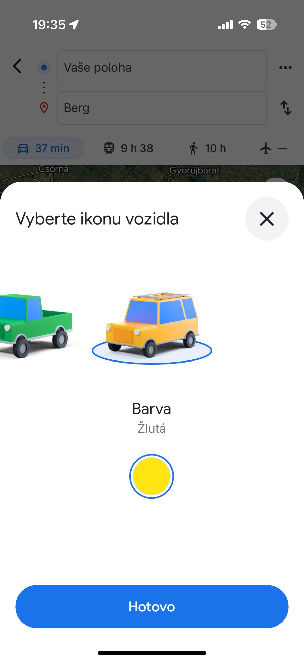 vehicle icon selection white