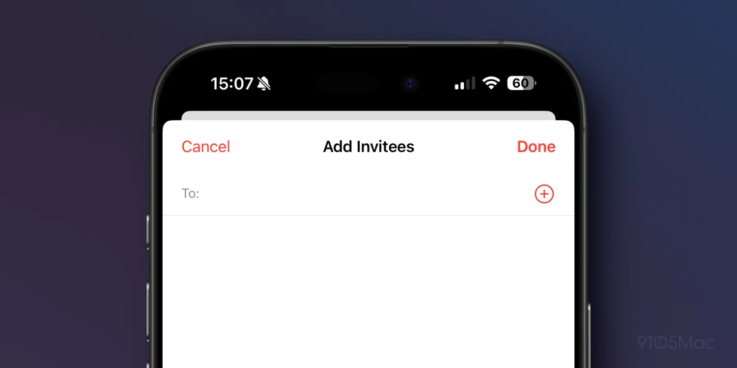 Invites aplikace kod