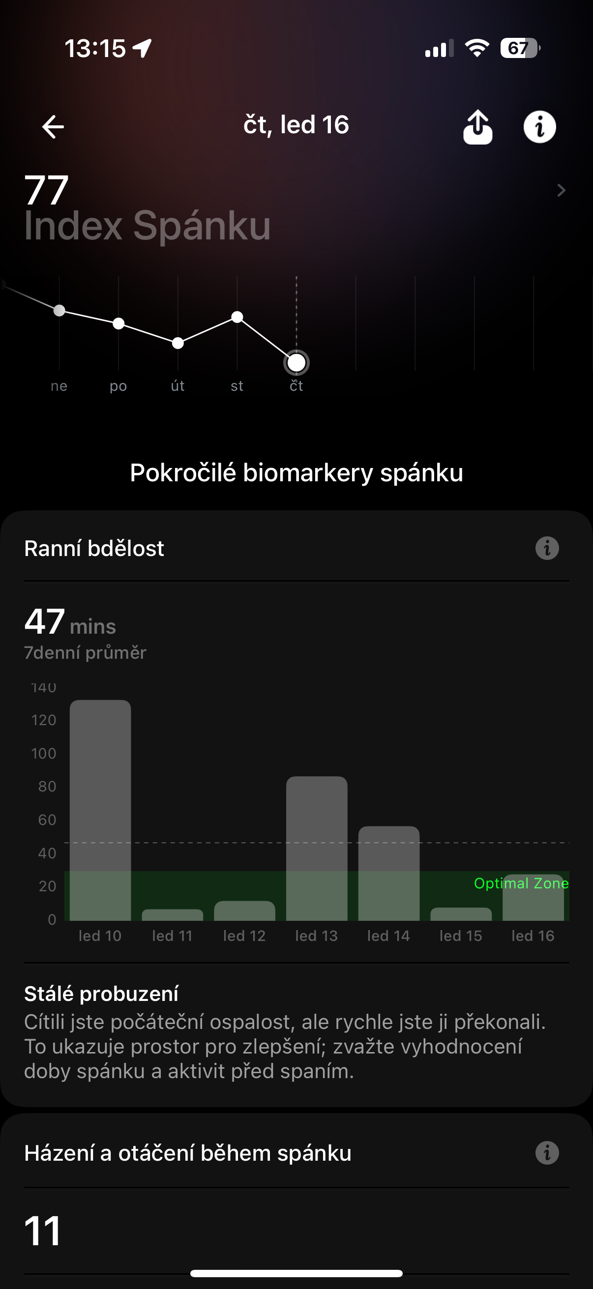 advanced sleep biomarkers