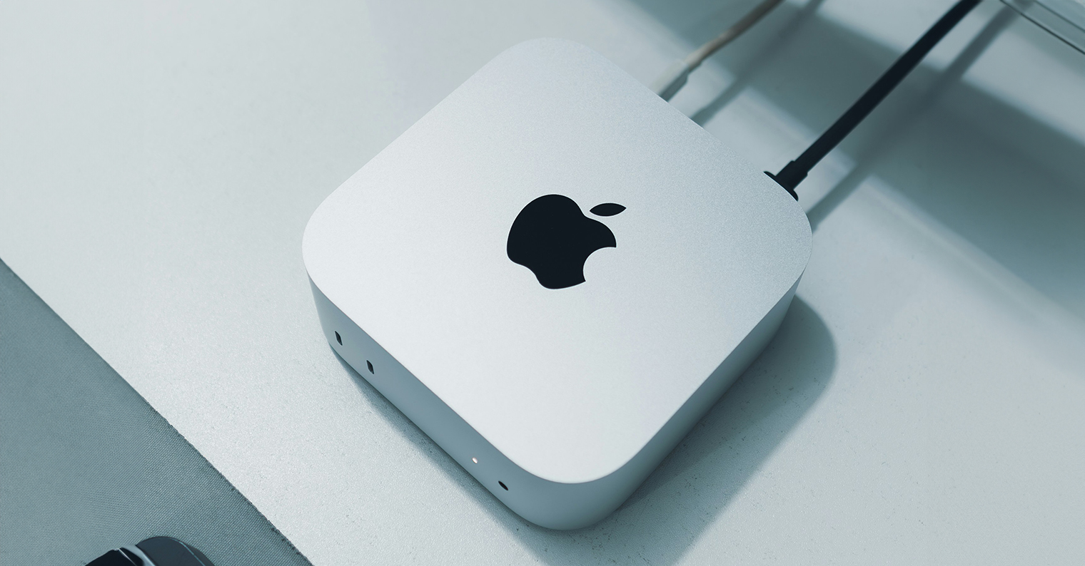 apple mac mini top view