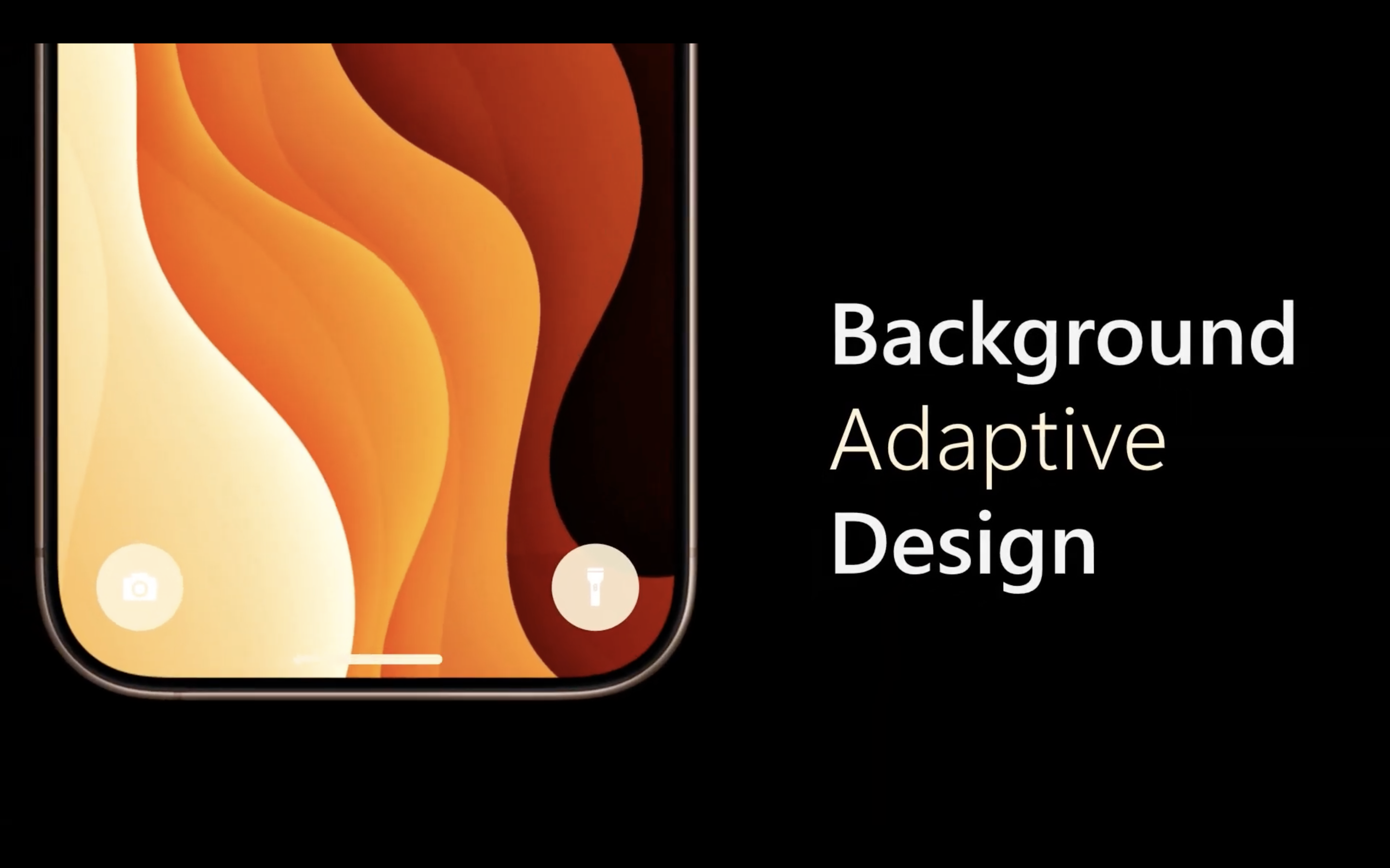 background adaptive design orange