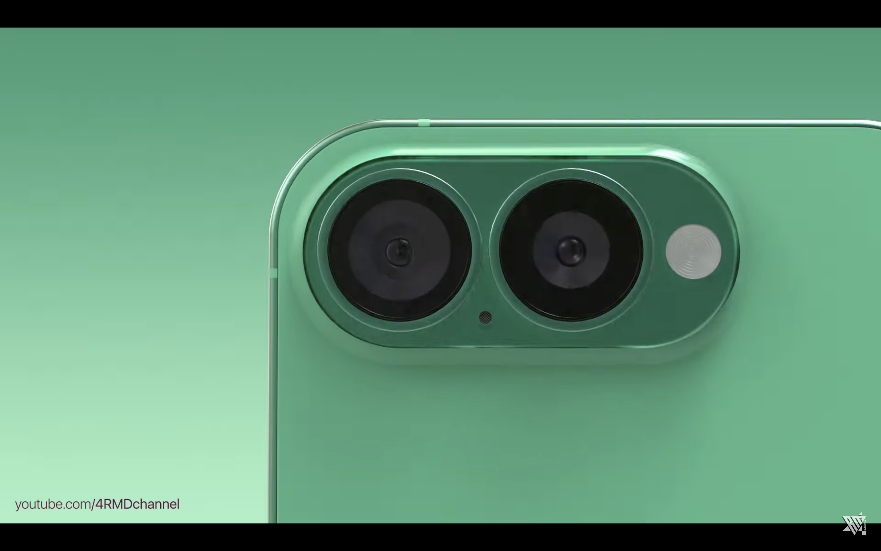 blue smartphone camera closeup