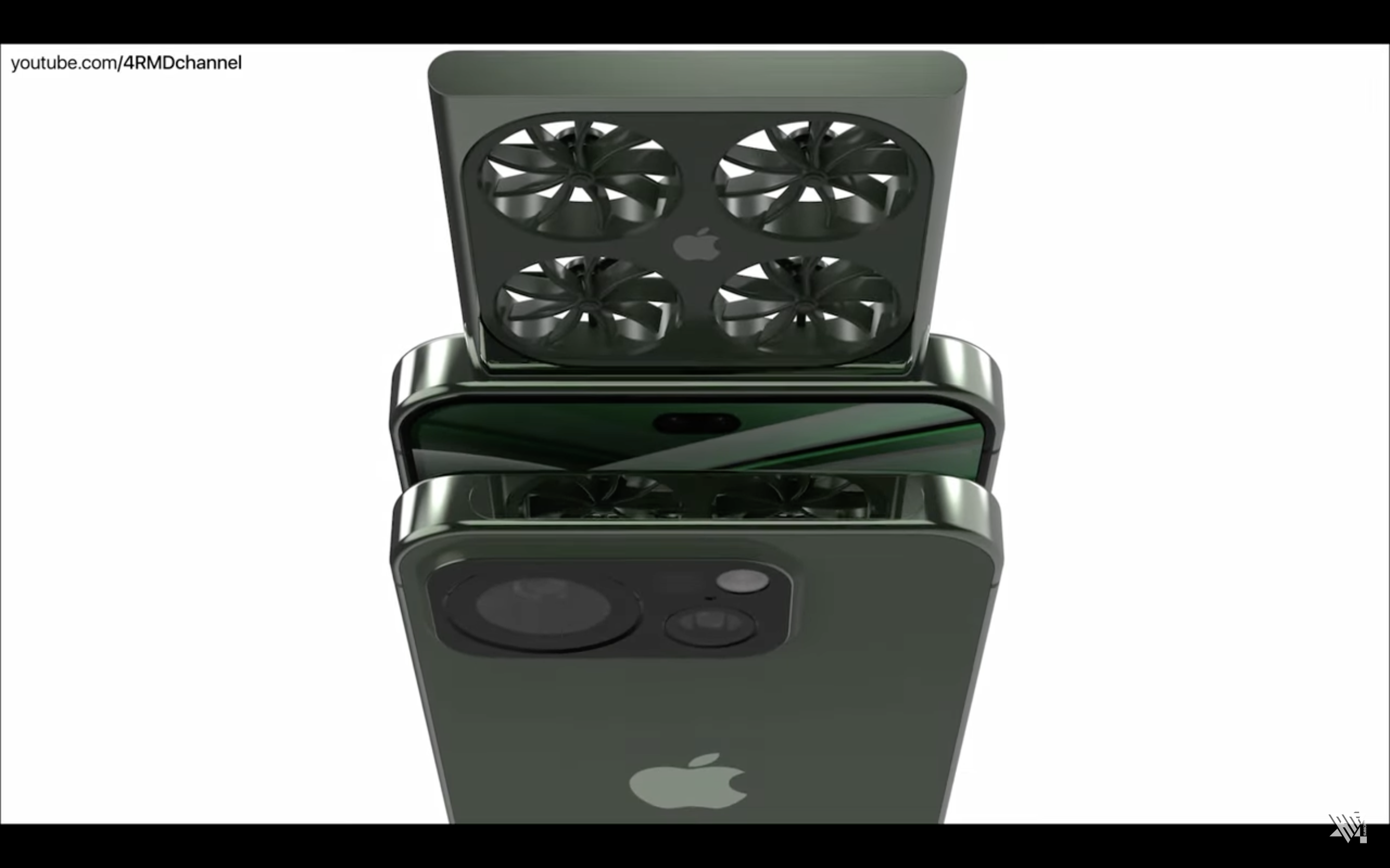 concept phone with drone camera