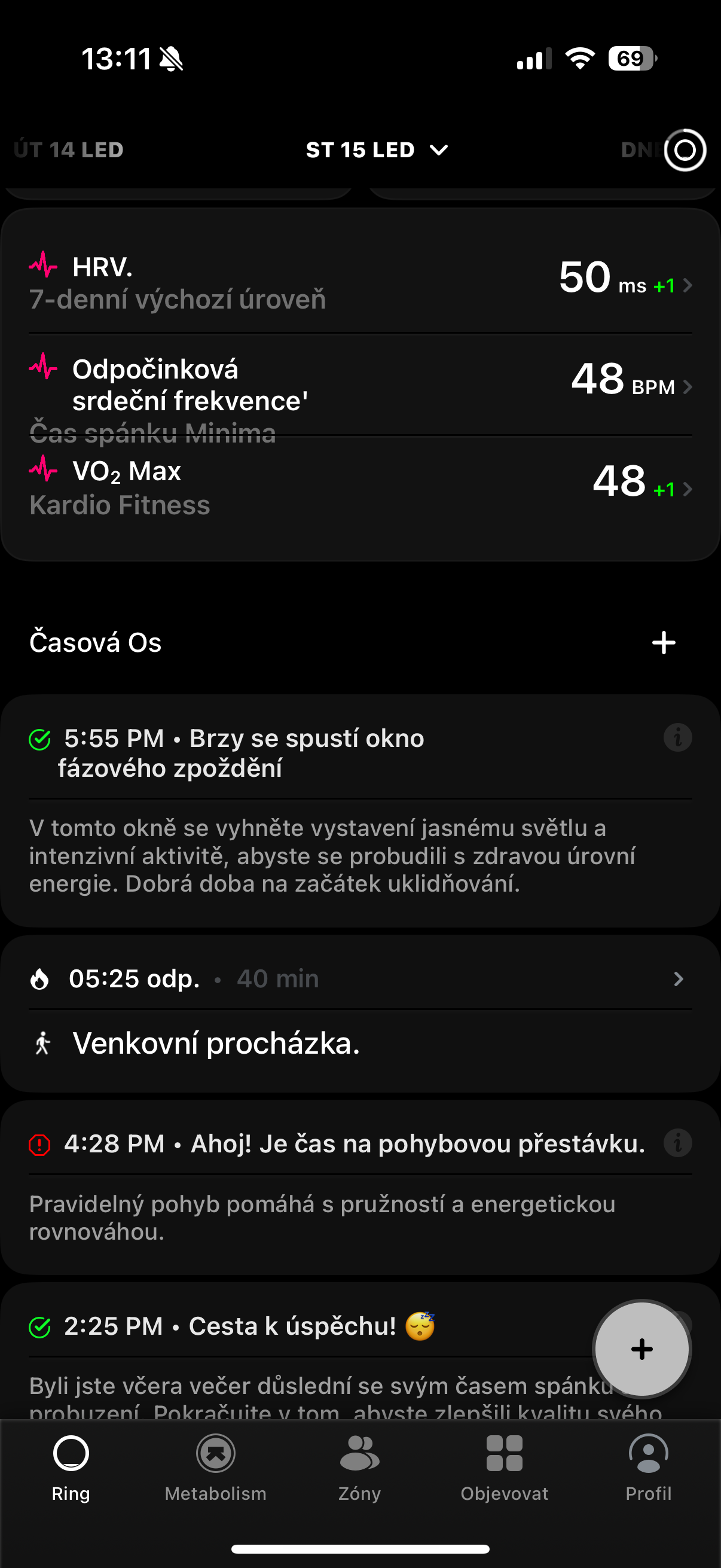 fitness tracking summary