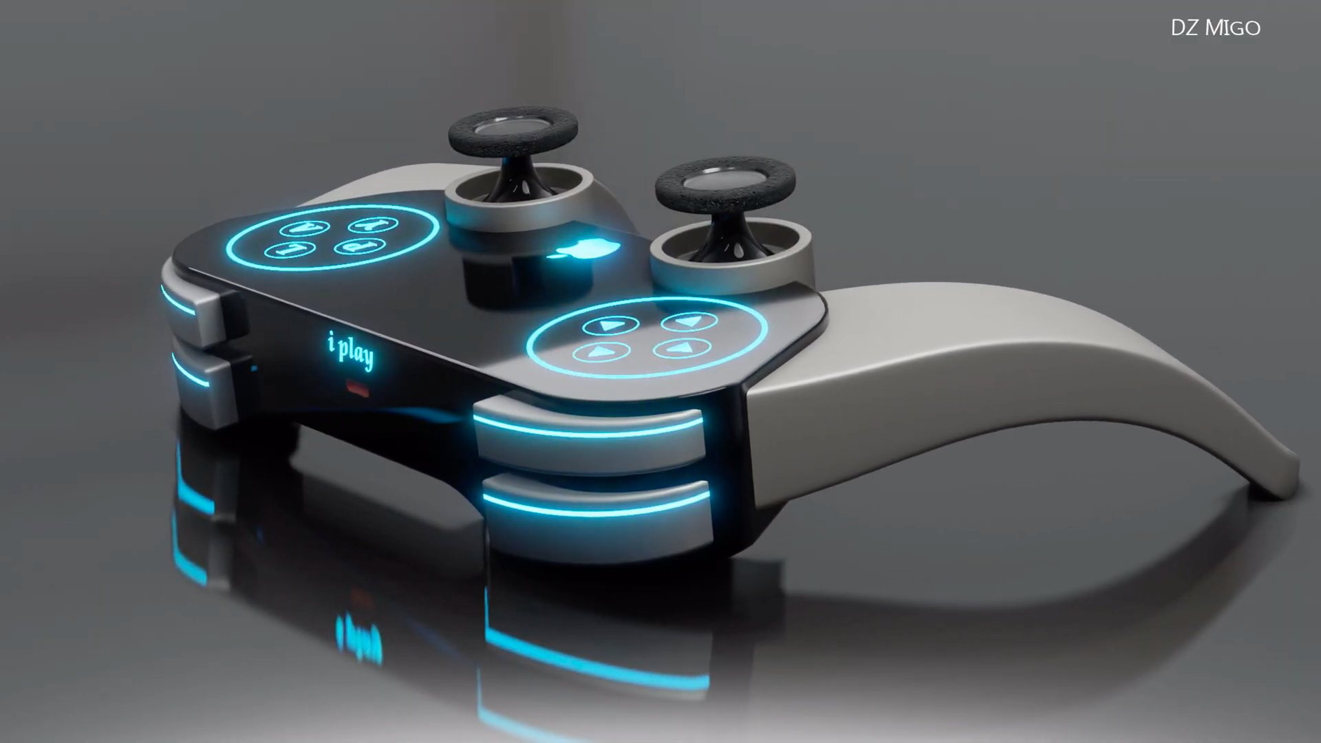 futuristic gaming controller