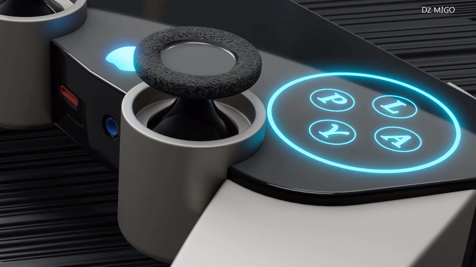 gaming controller close up