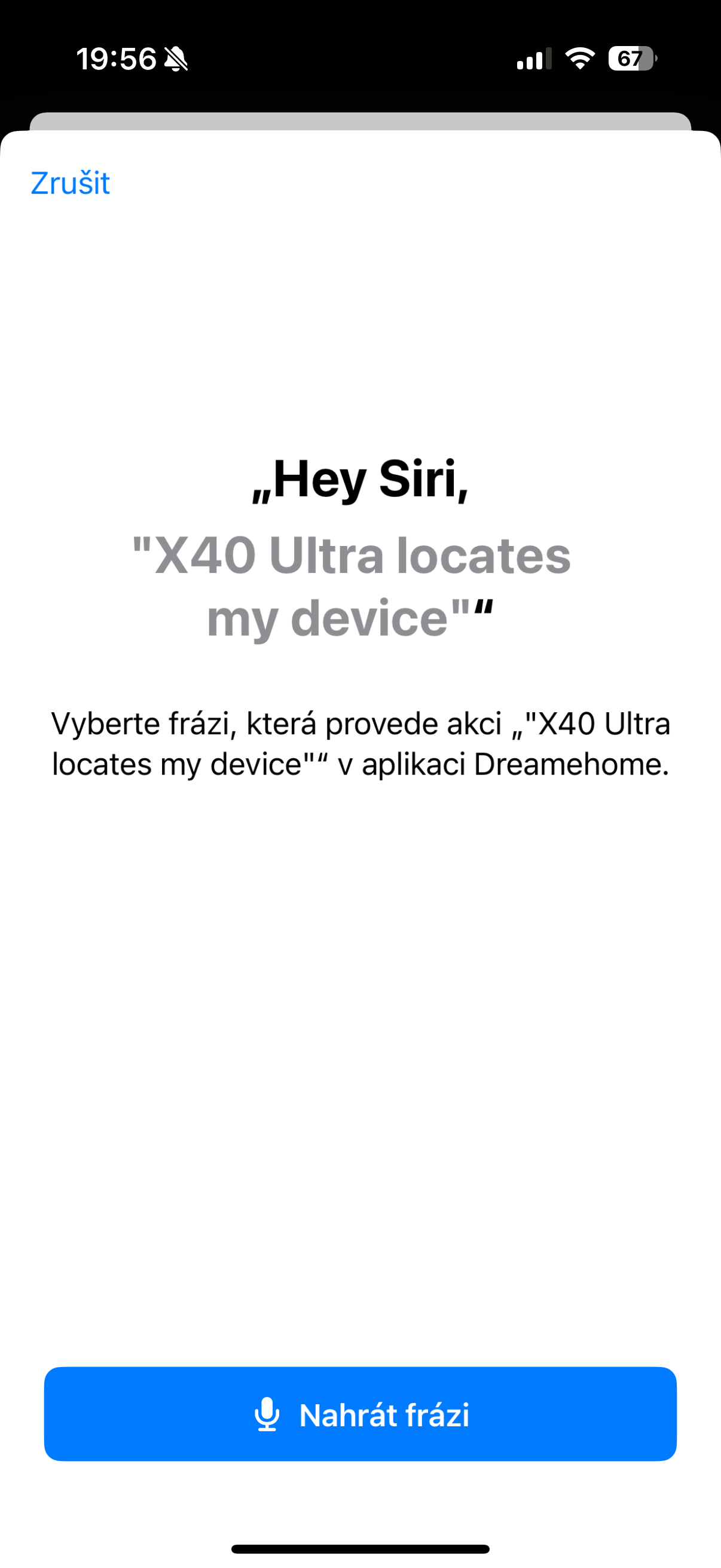 hey siri locates device