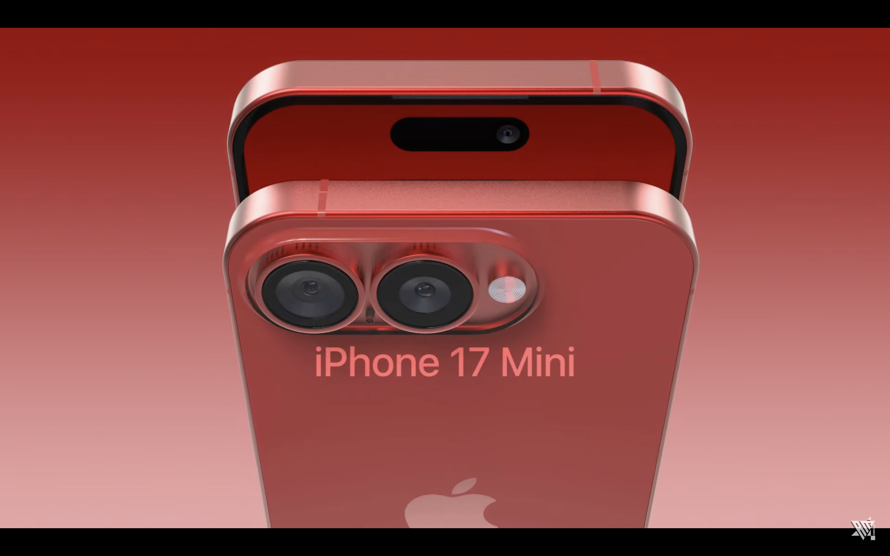 iphone 17 mini red back