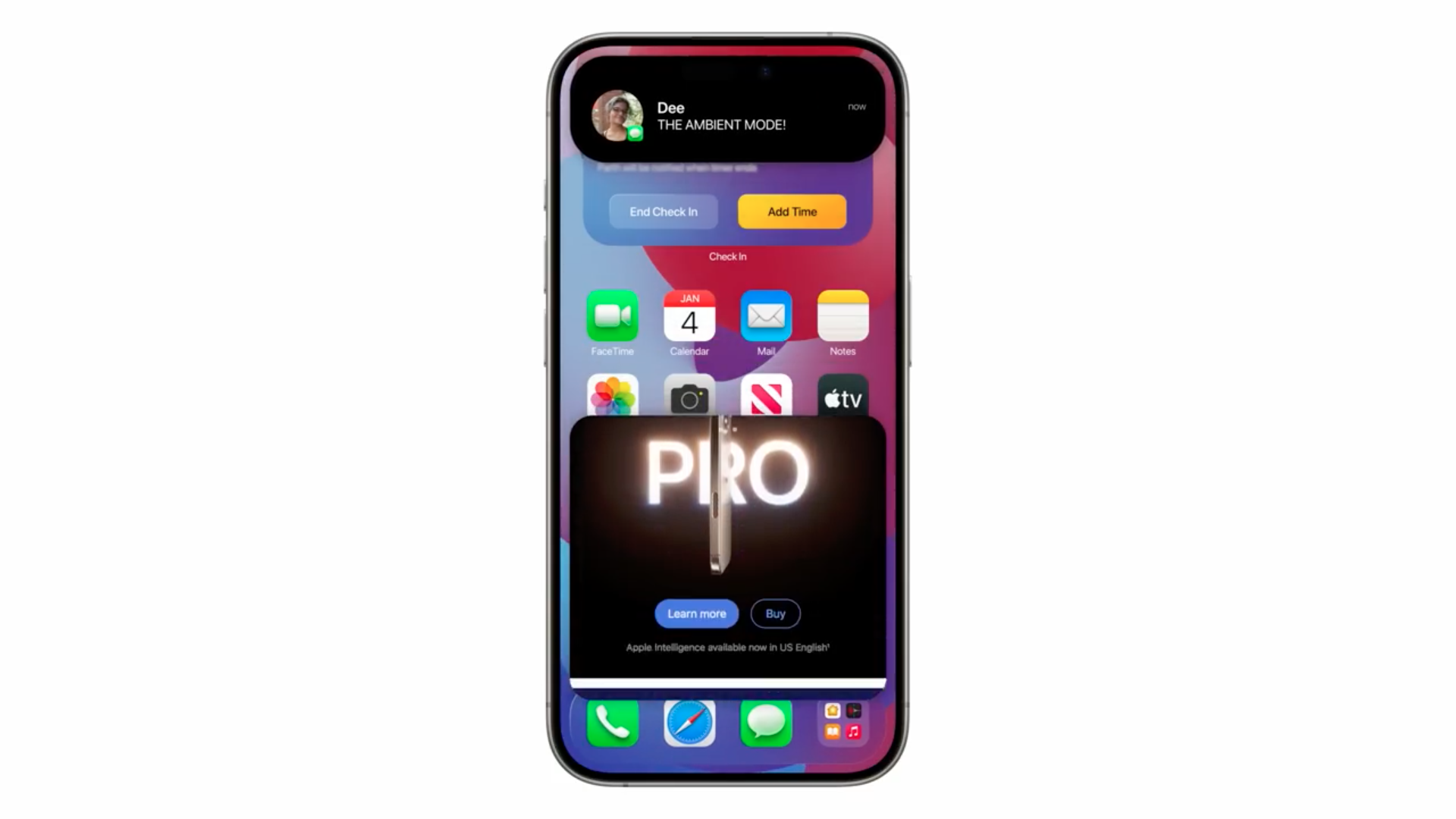 iphone home screen display