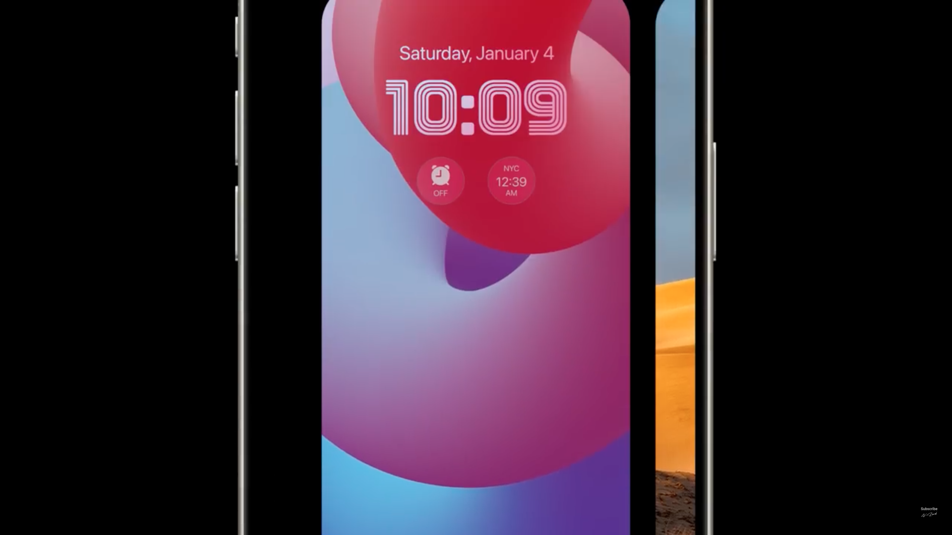 iphone lock screen display