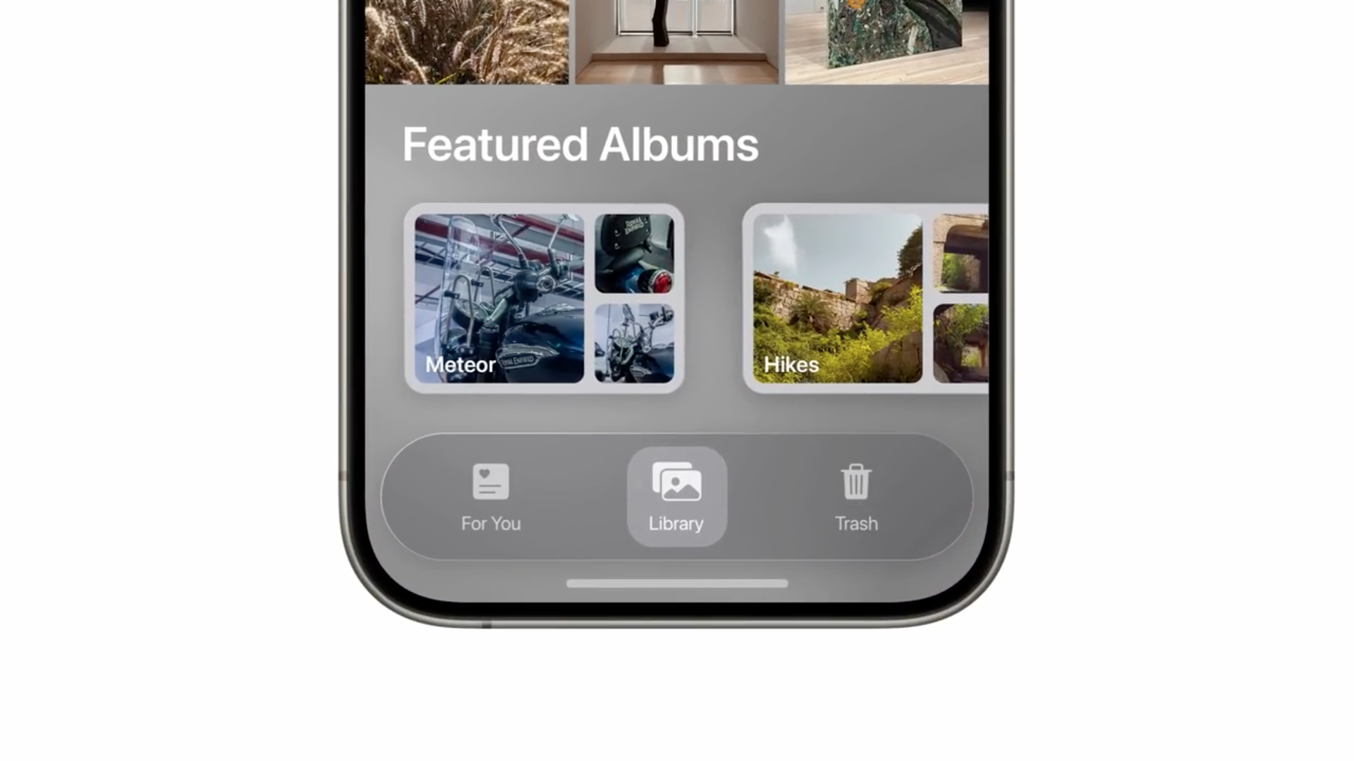 iphone notification closeup