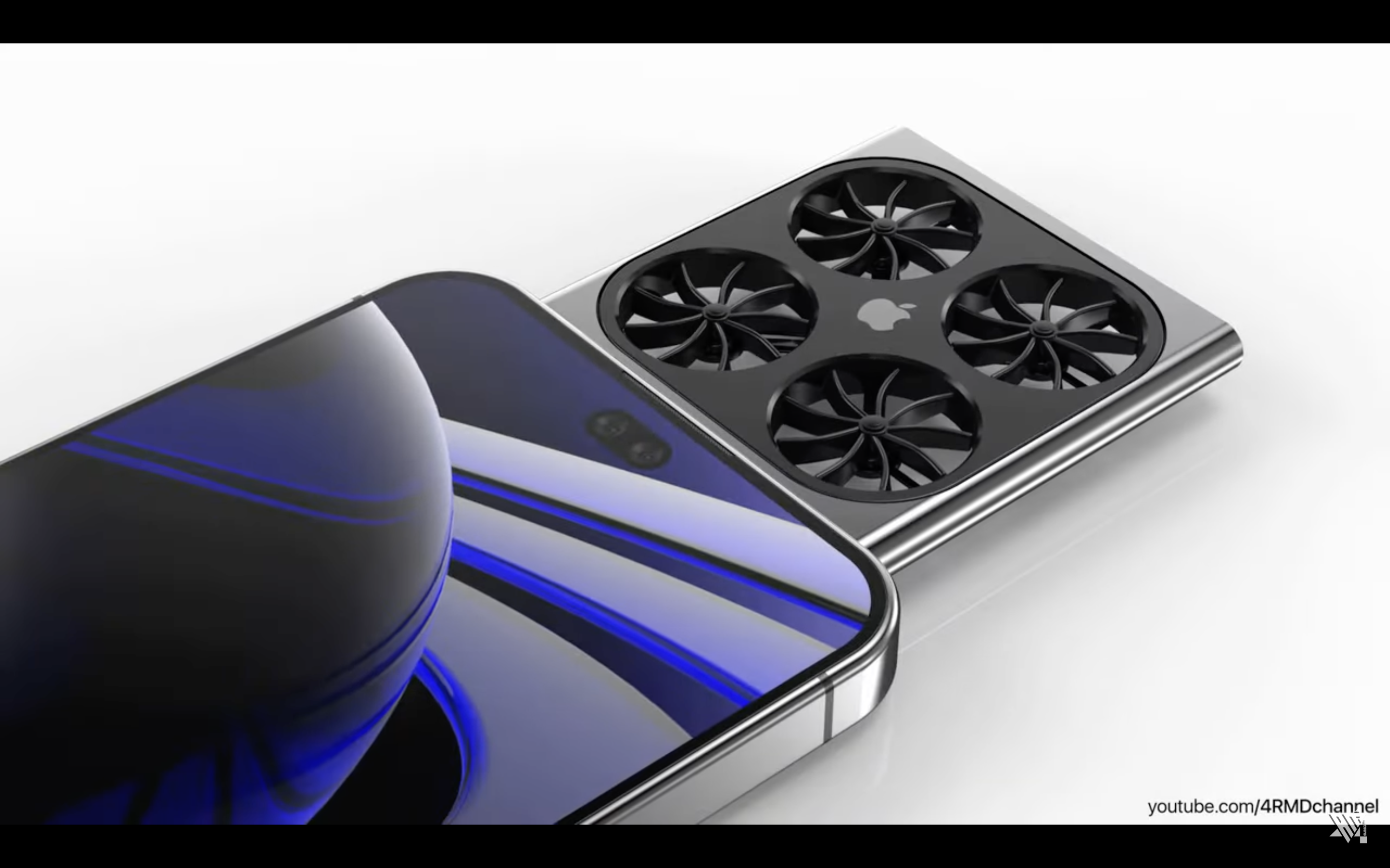 iphone with drone attachment