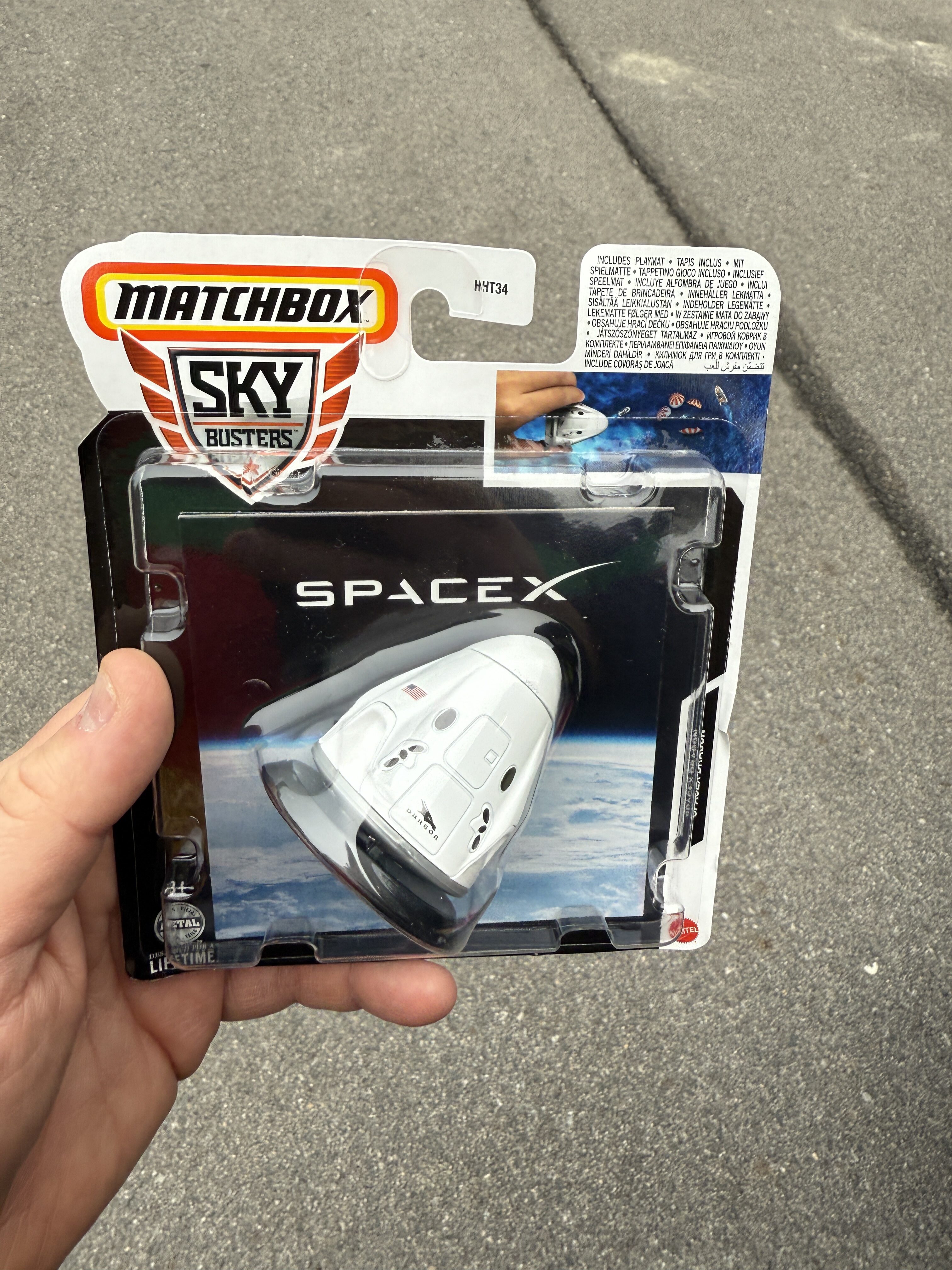 matchbox spacex toy