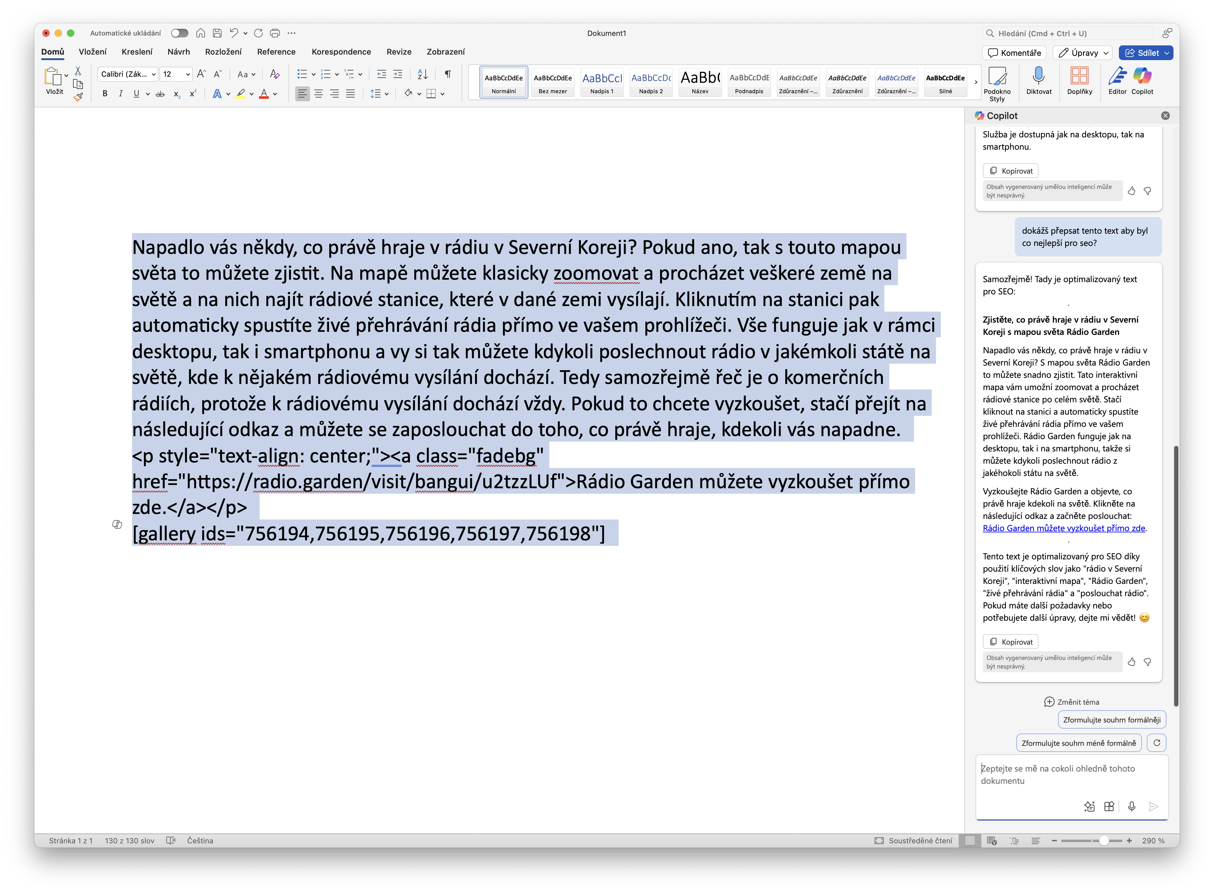 microsoft word text highlight