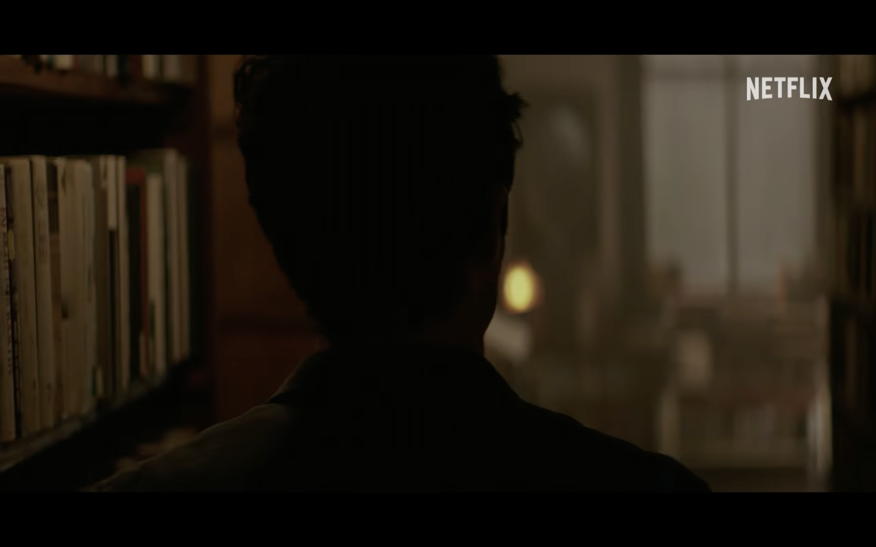 netflix mystery library scene