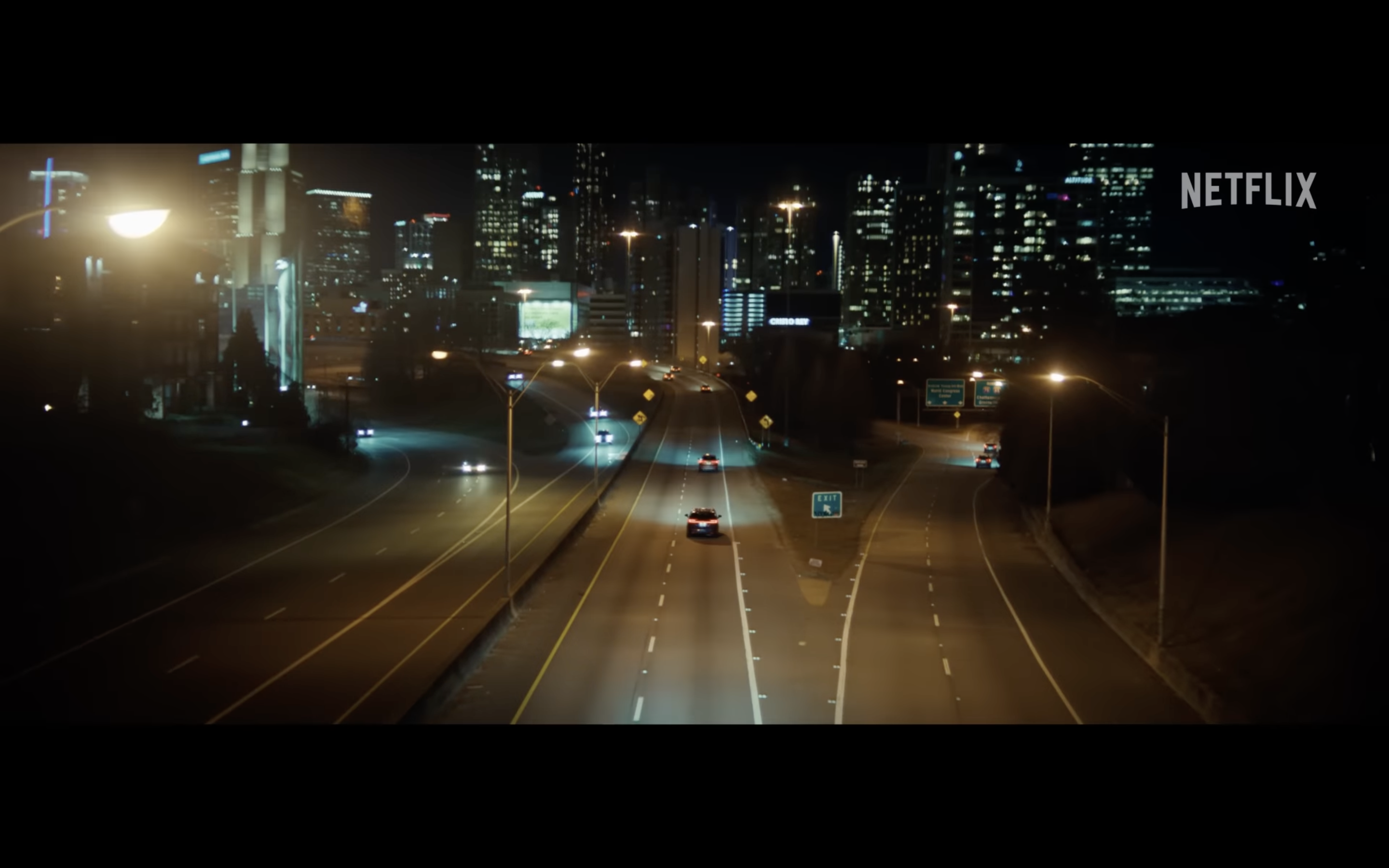 netflix night highway scene