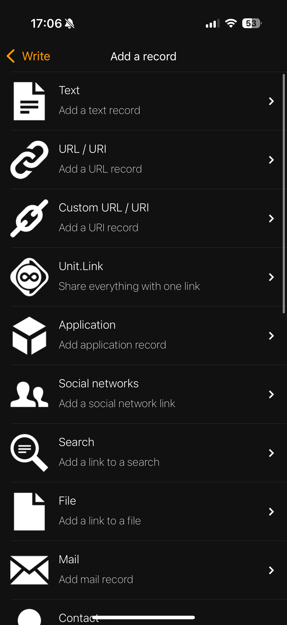 nfc tools add record