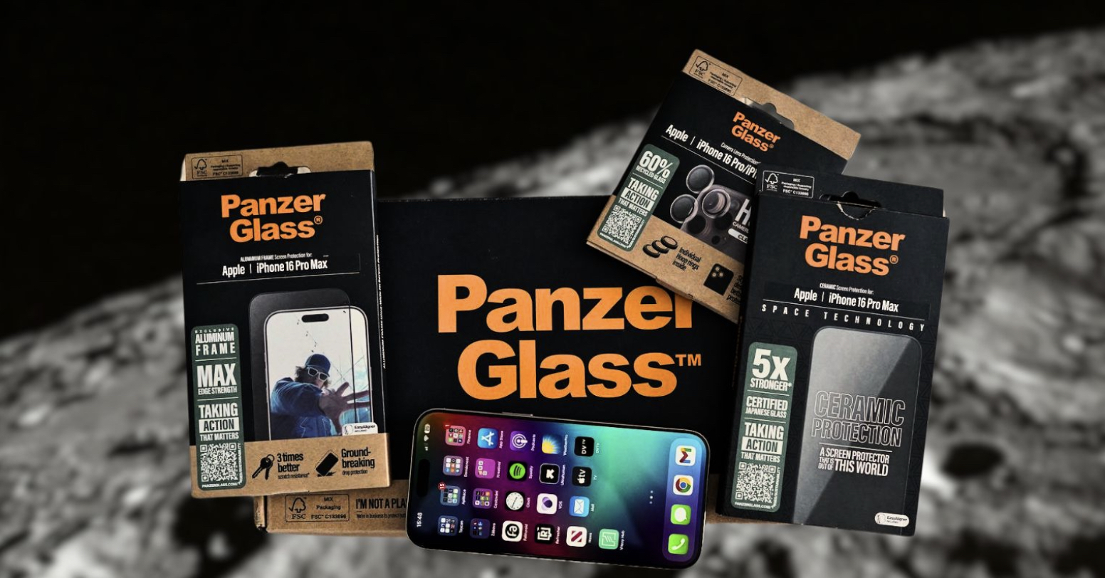 panzer glass products display
