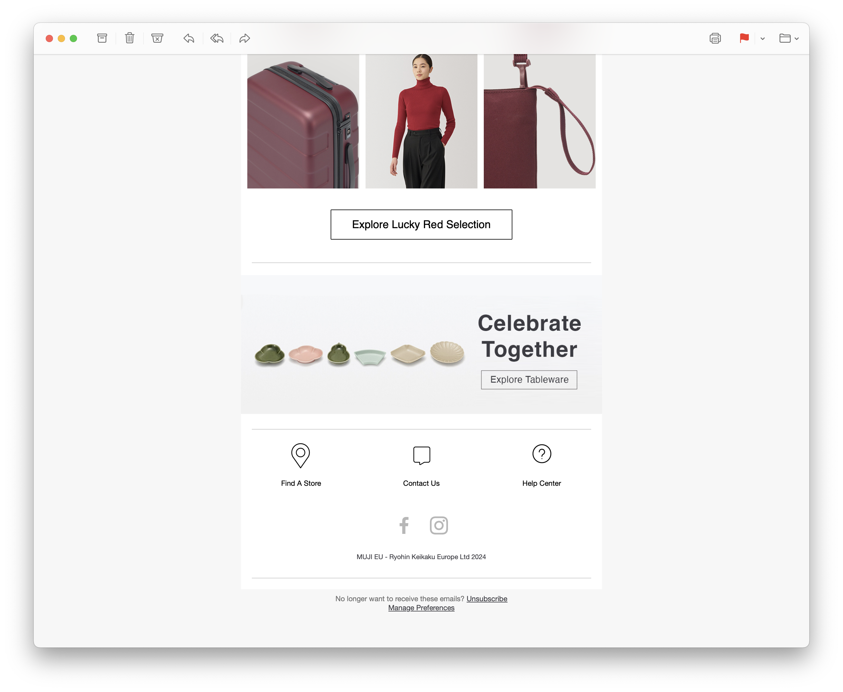 red fashion accessories