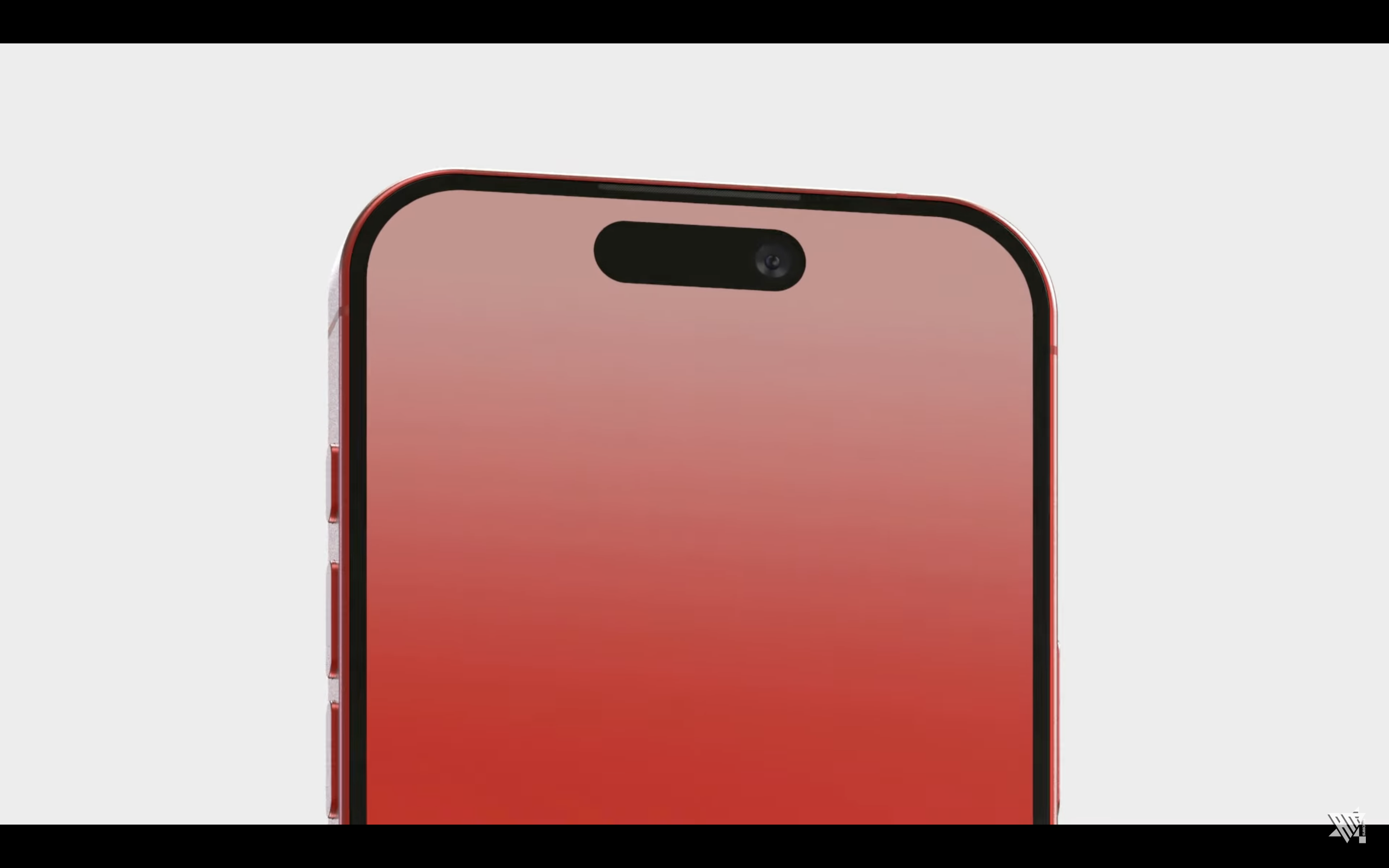 red iphone front camera