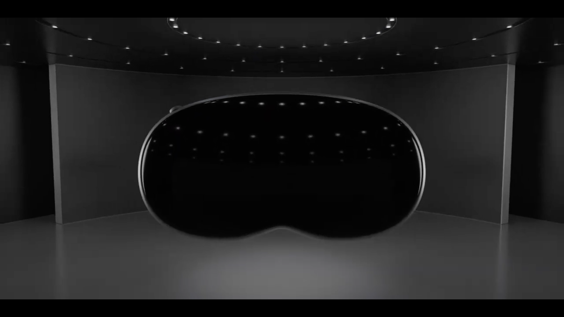 vr headset black room