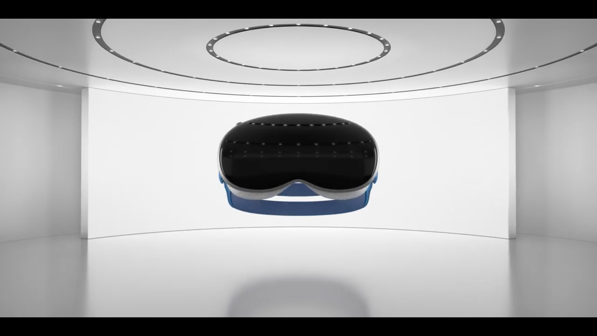 vr headset white room