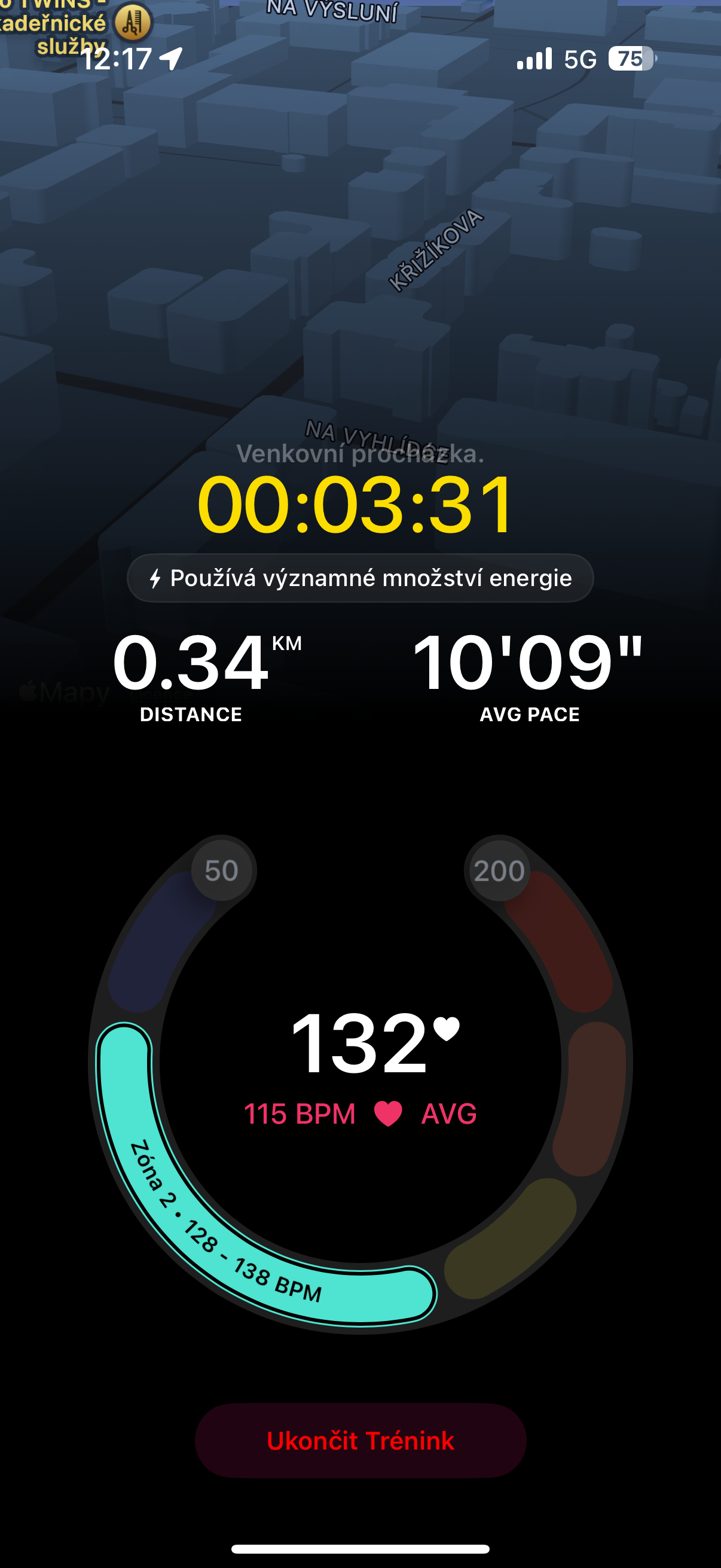 workout duration heart rate