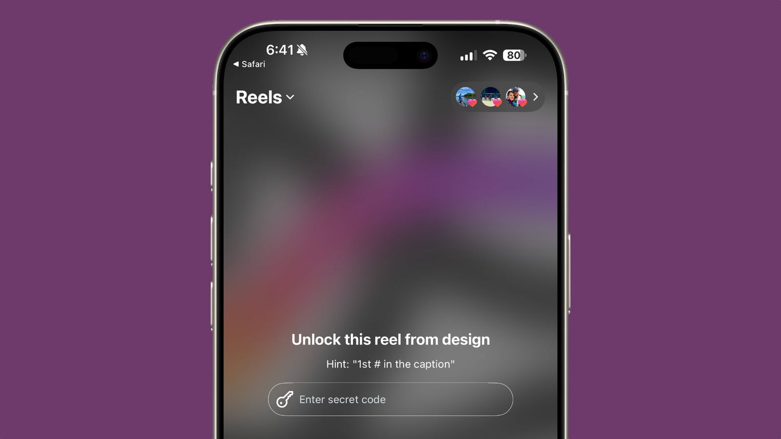 instagram locked reel