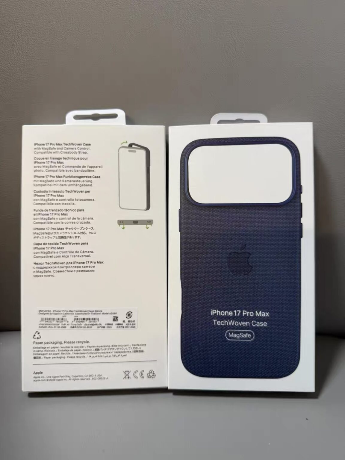 iPhone 17 Pro テックウーブンケース シエナ 開封済 試着のみ