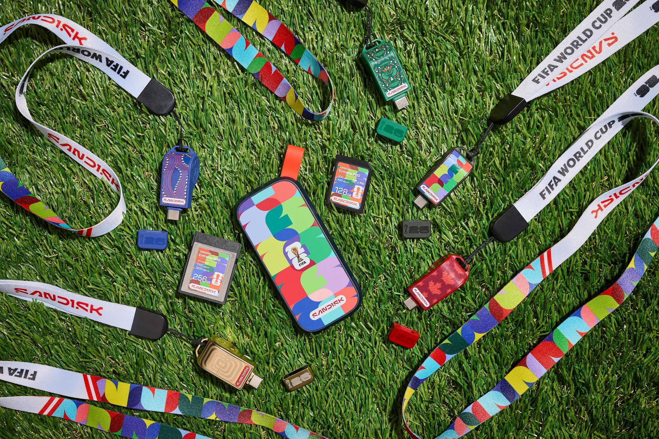 MS ve fotbale 2026 se blíží! Sandisk představuje oficiálně licencované produkty, které zachycují a uchovávají historii fotbalu