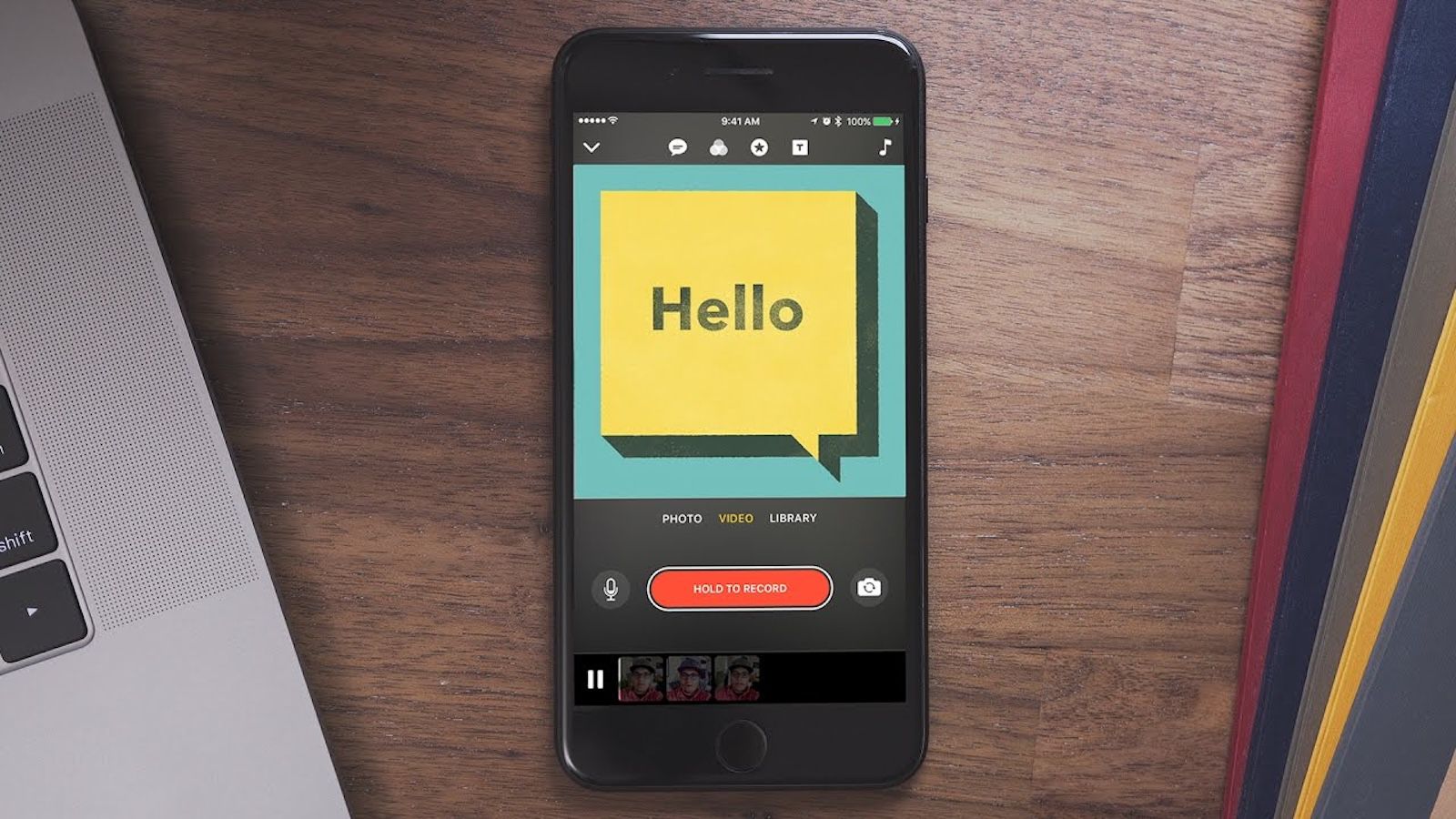 clips app hands on thumb